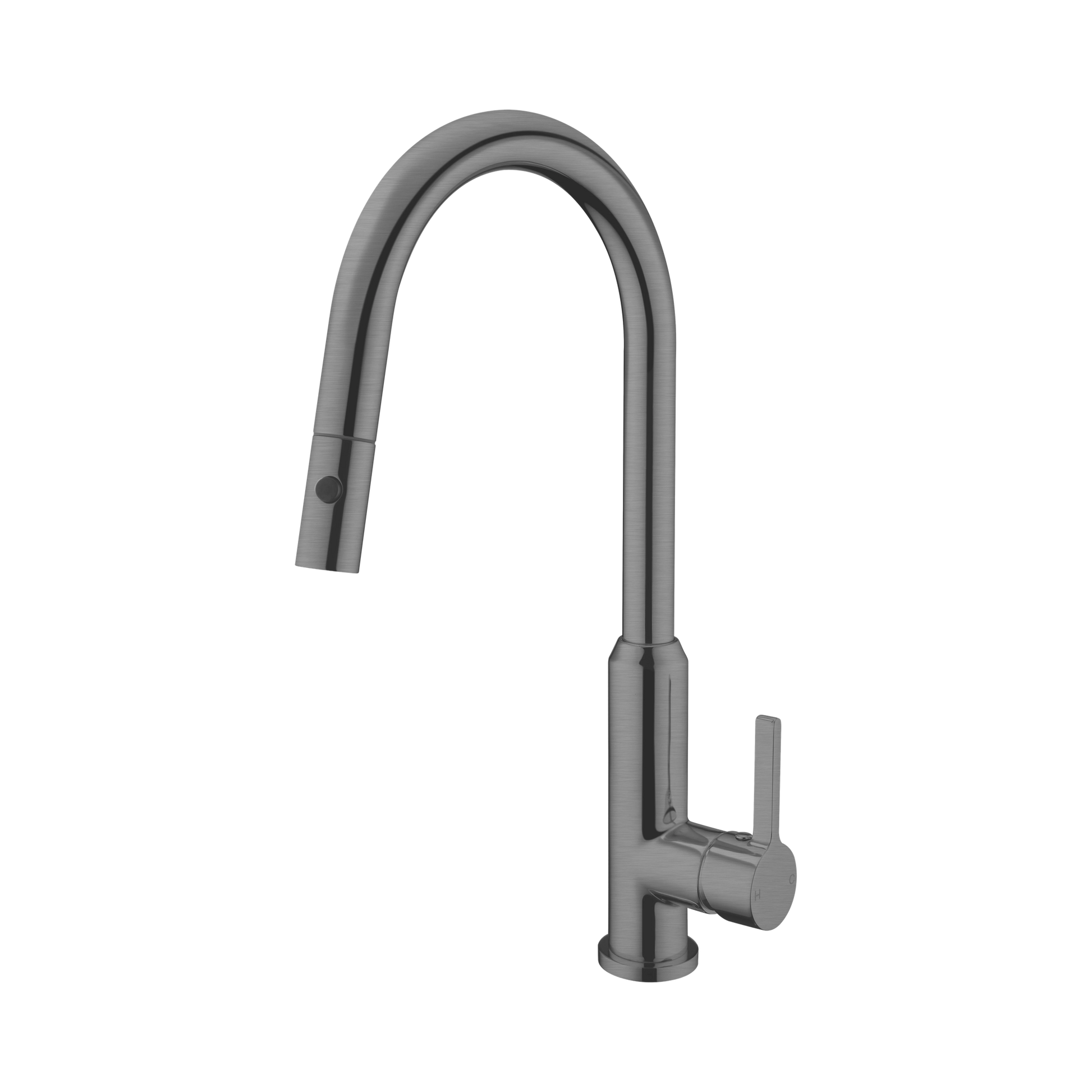 Nero Pearl Pull Out Sink Mixer With Vegie Spray Function, Gun Metal