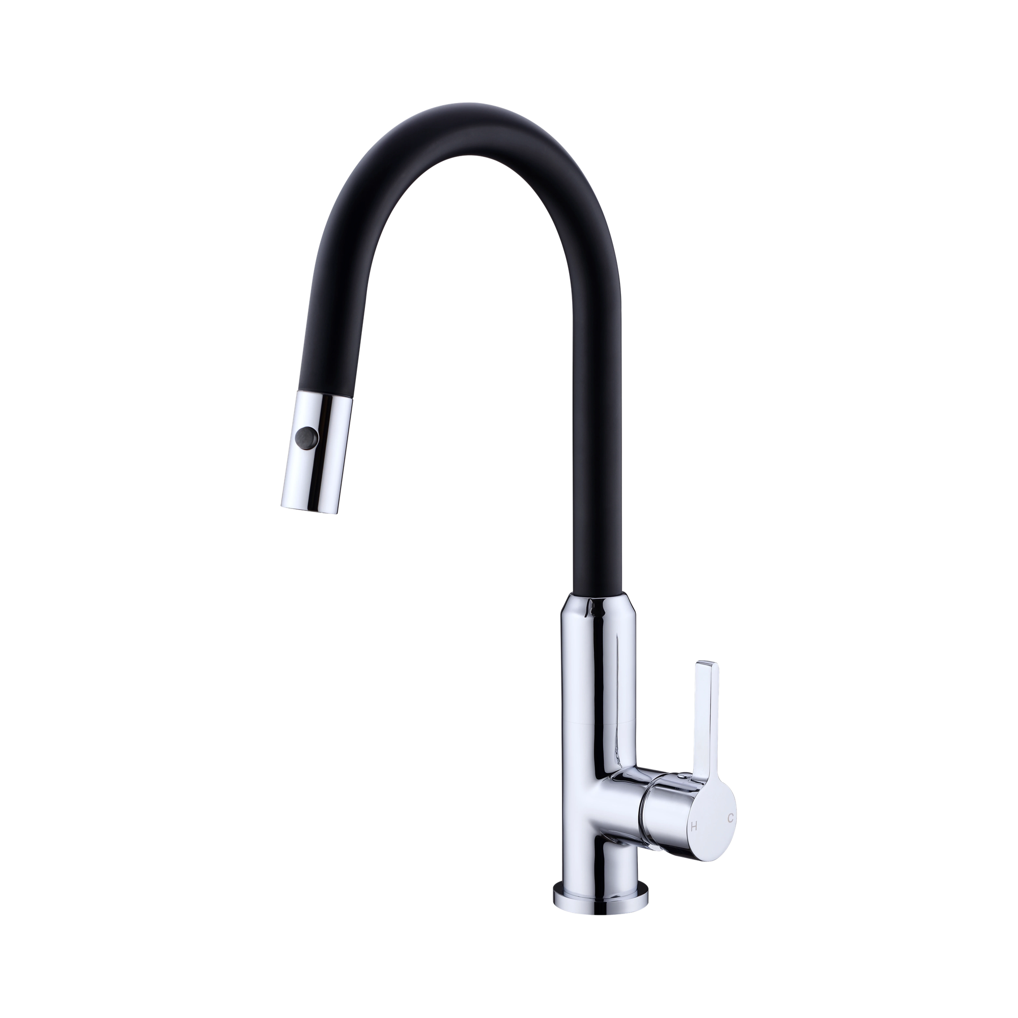 Nero Pearl Pull Out Sink Mixer With Vegie Spray Function, Matte Black