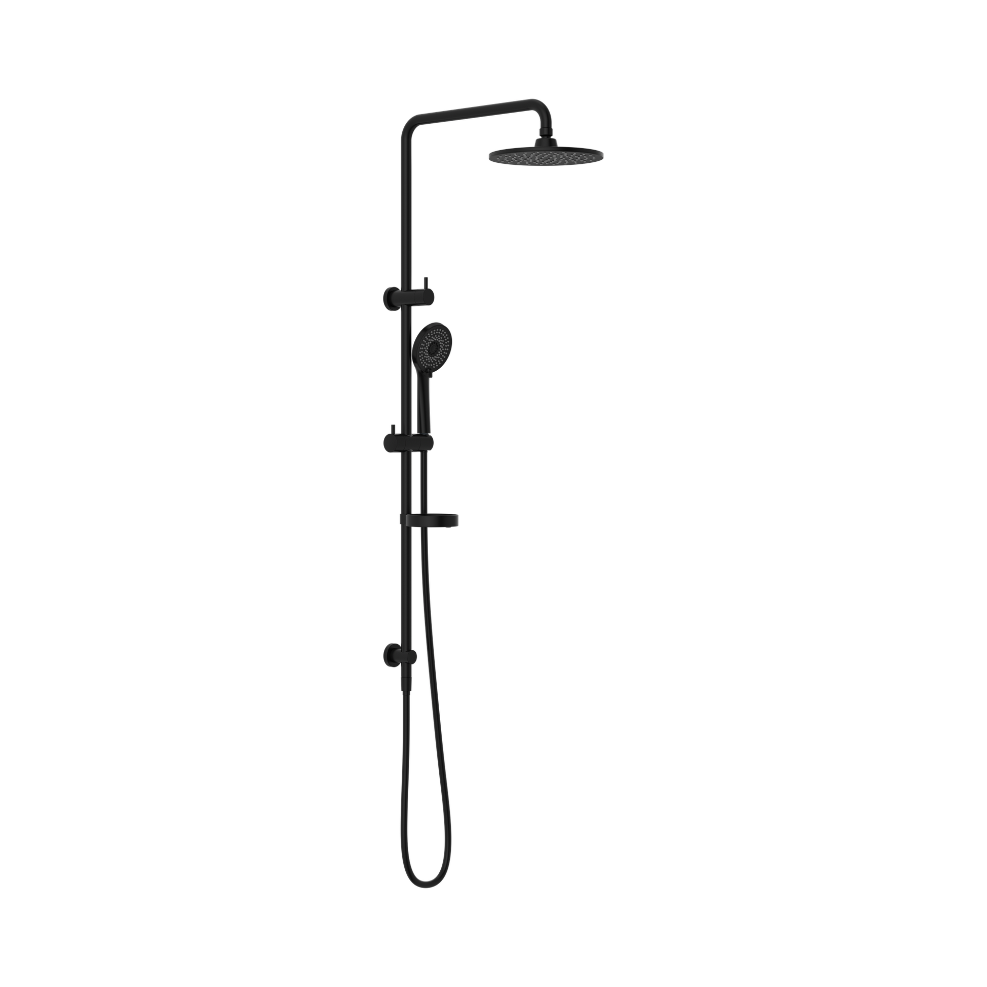 Nero Builder Project Twin Shower Set, Matte Black