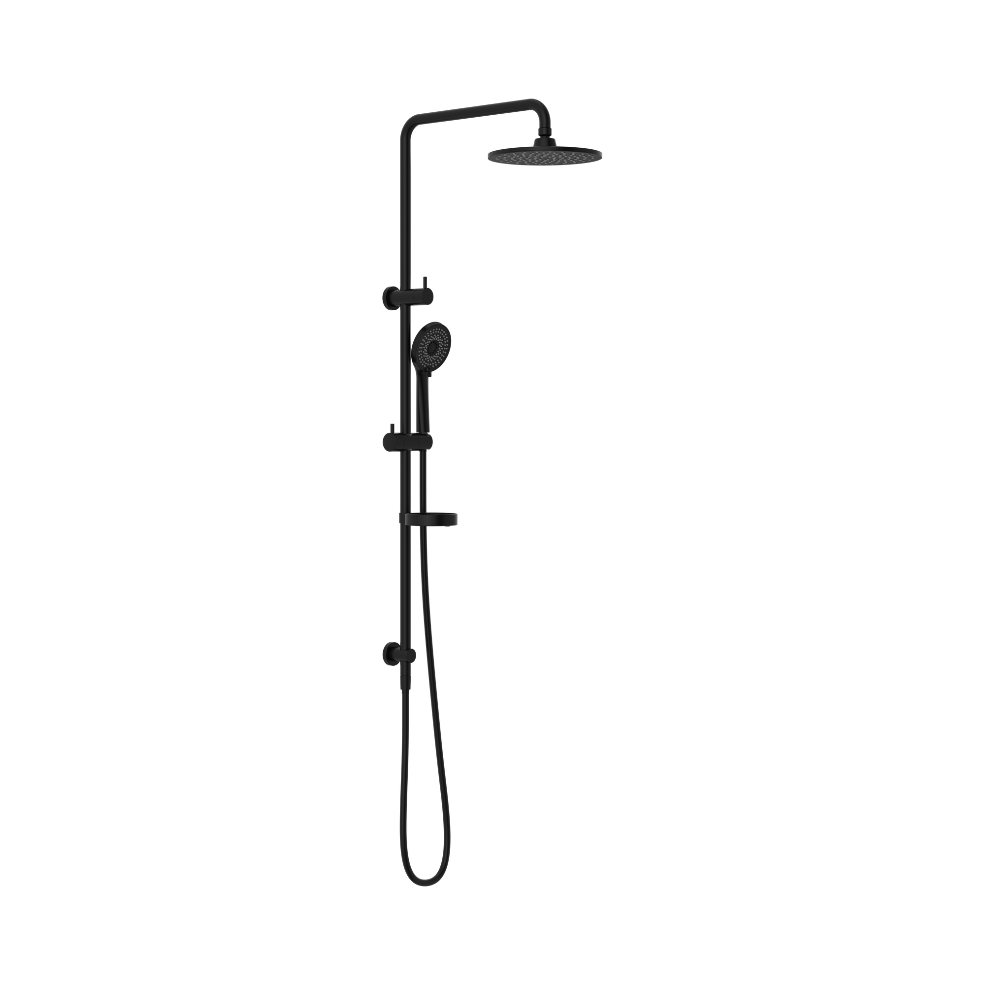 Nero Builder Project Twin Shower Set, Matte Black