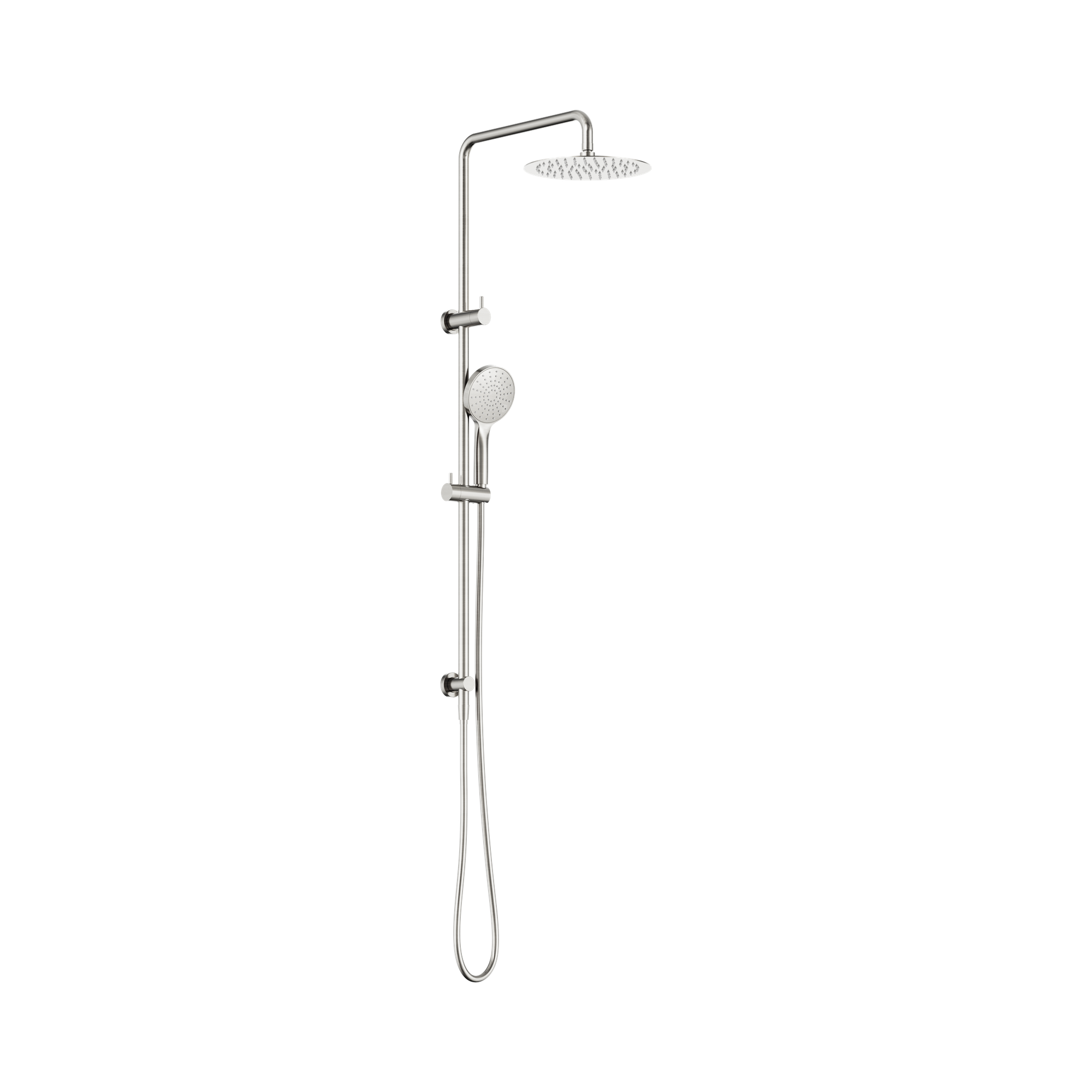 Nero Dolce II Twin Shower, Brushed Nickel