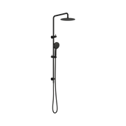 Nero Dolce II Twin Shower, Matte Black
