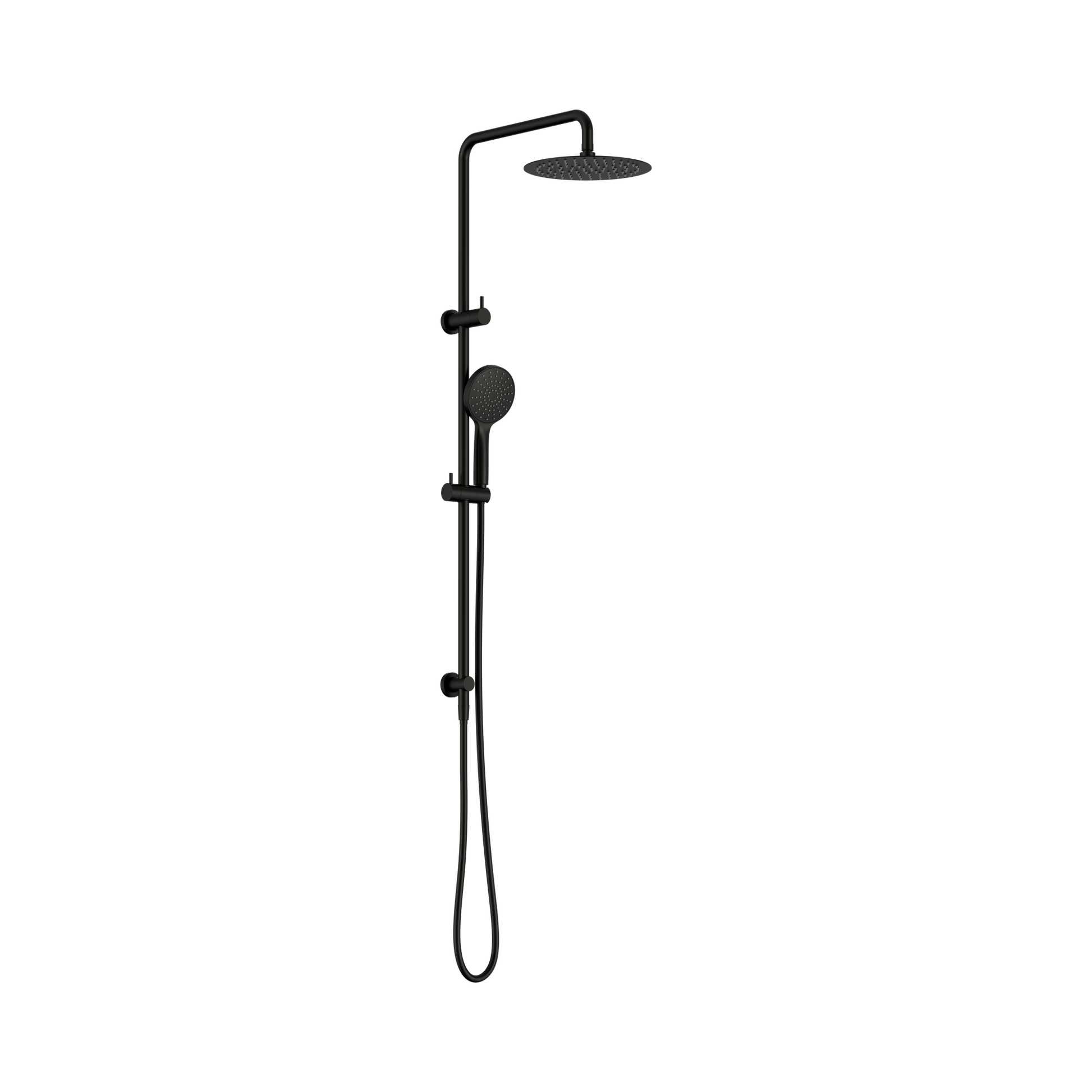 Nero Dolce II Twin Shower, Matte Black