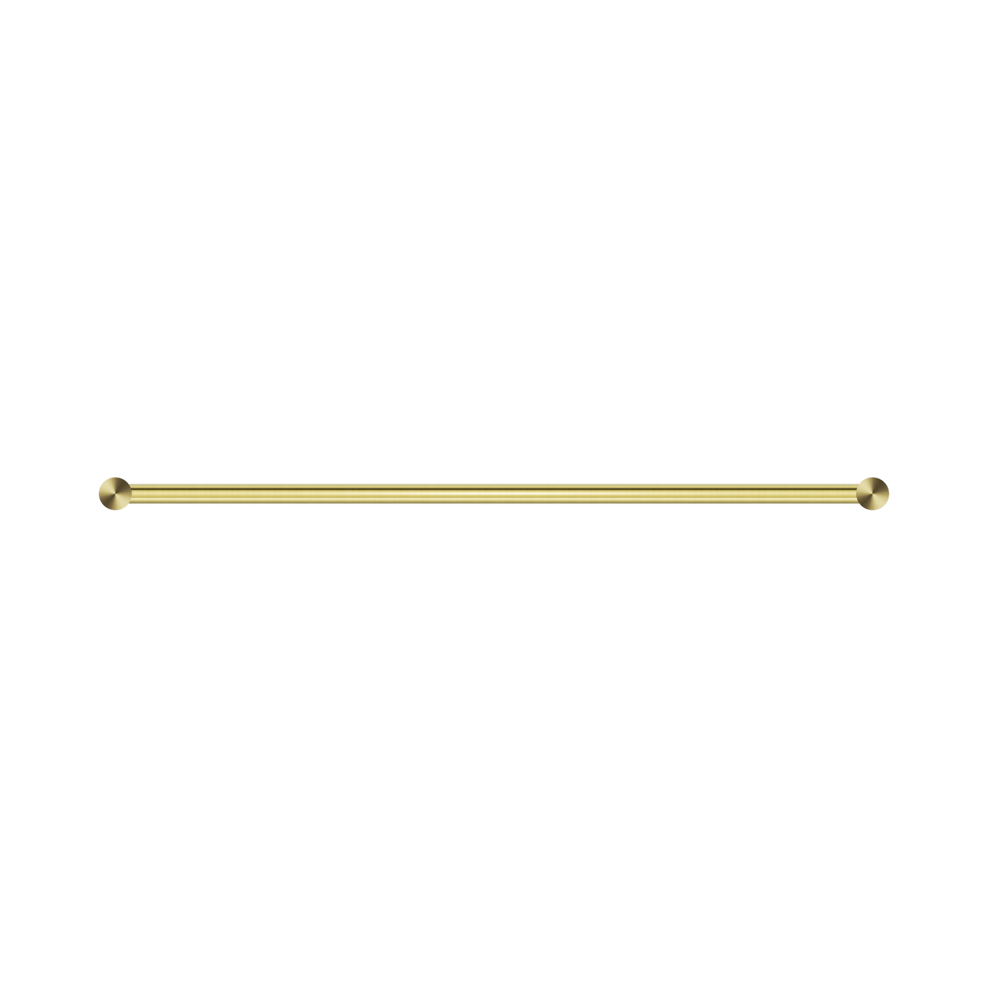 Nero New Mecca Single Towel Rail 600mm, Brushed Gold