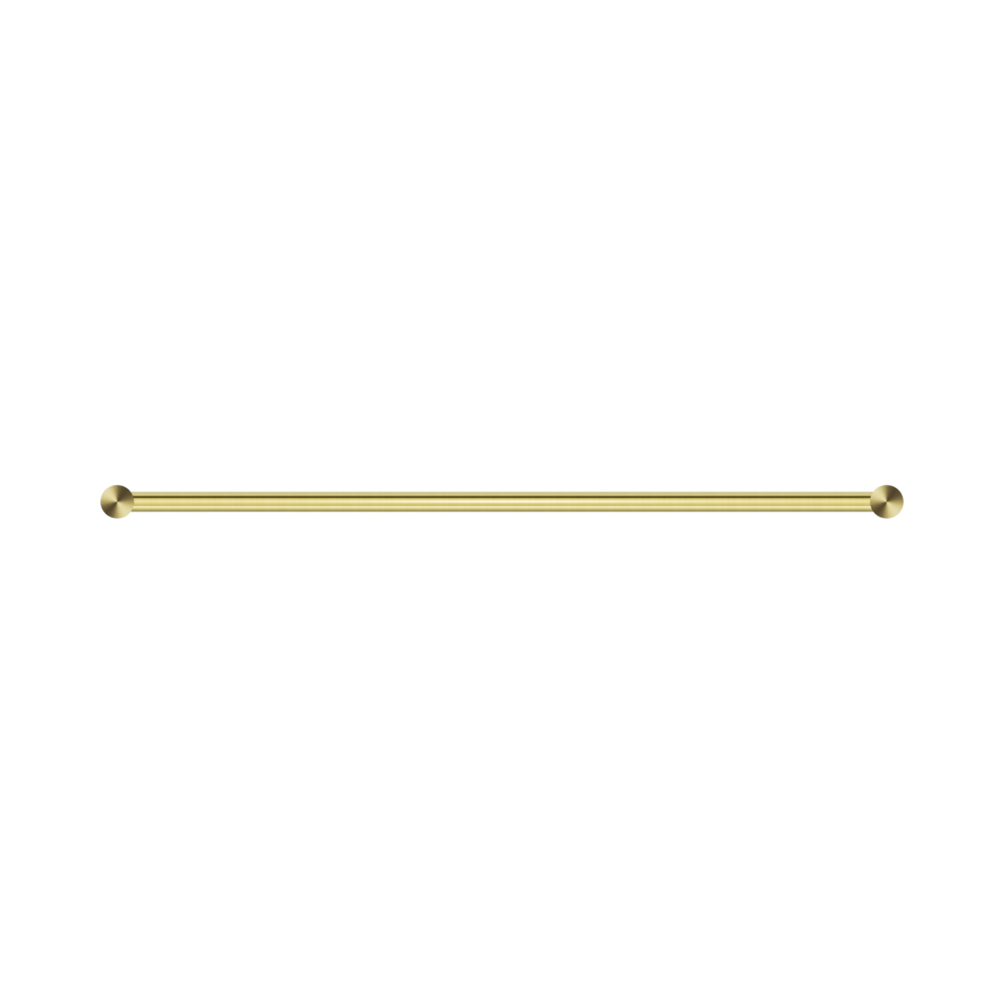Nero New Mecca Single Towel Rail 600mm, Brushed Gold