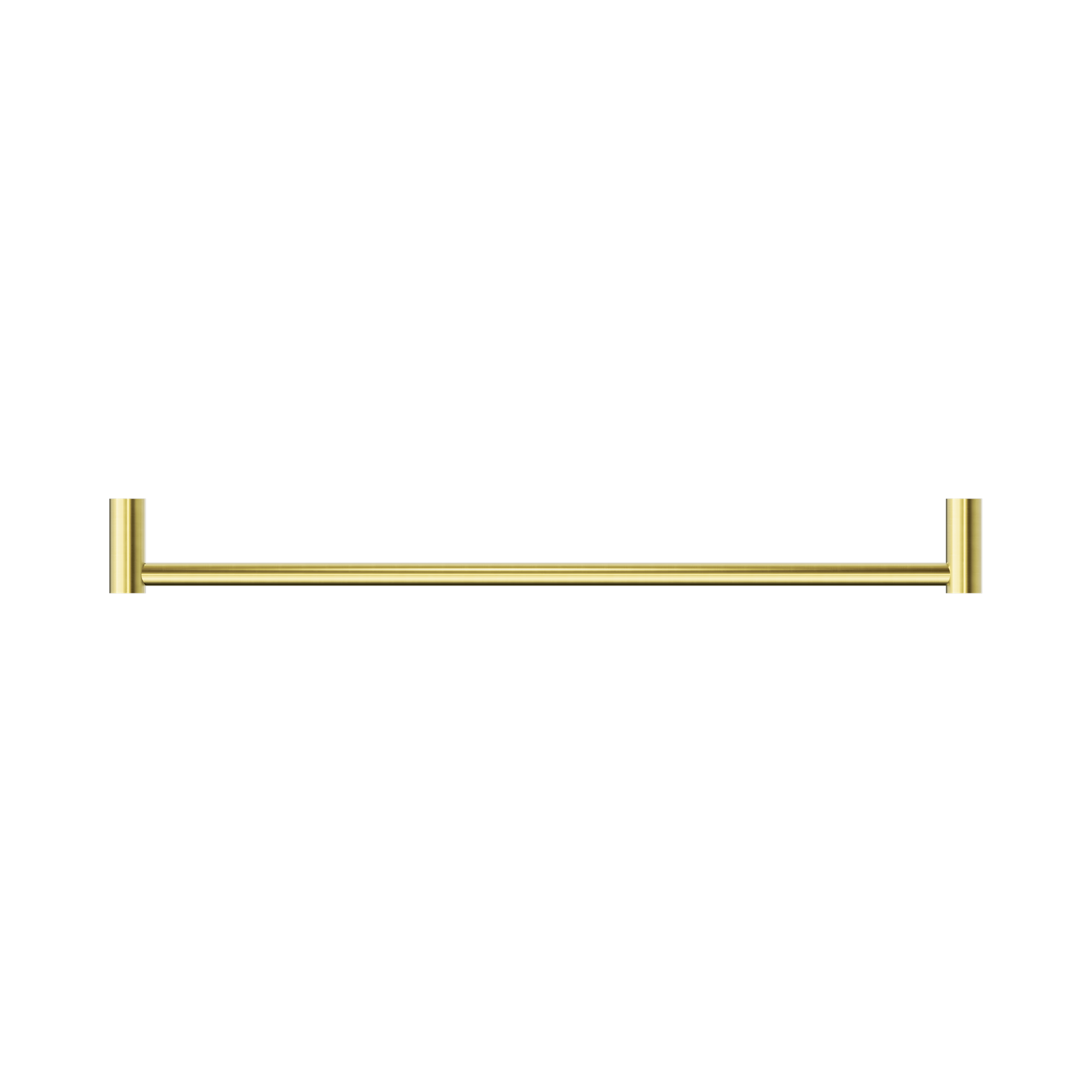 Nero New Mecca Single Towel Rail 600mm, Brushed Gold