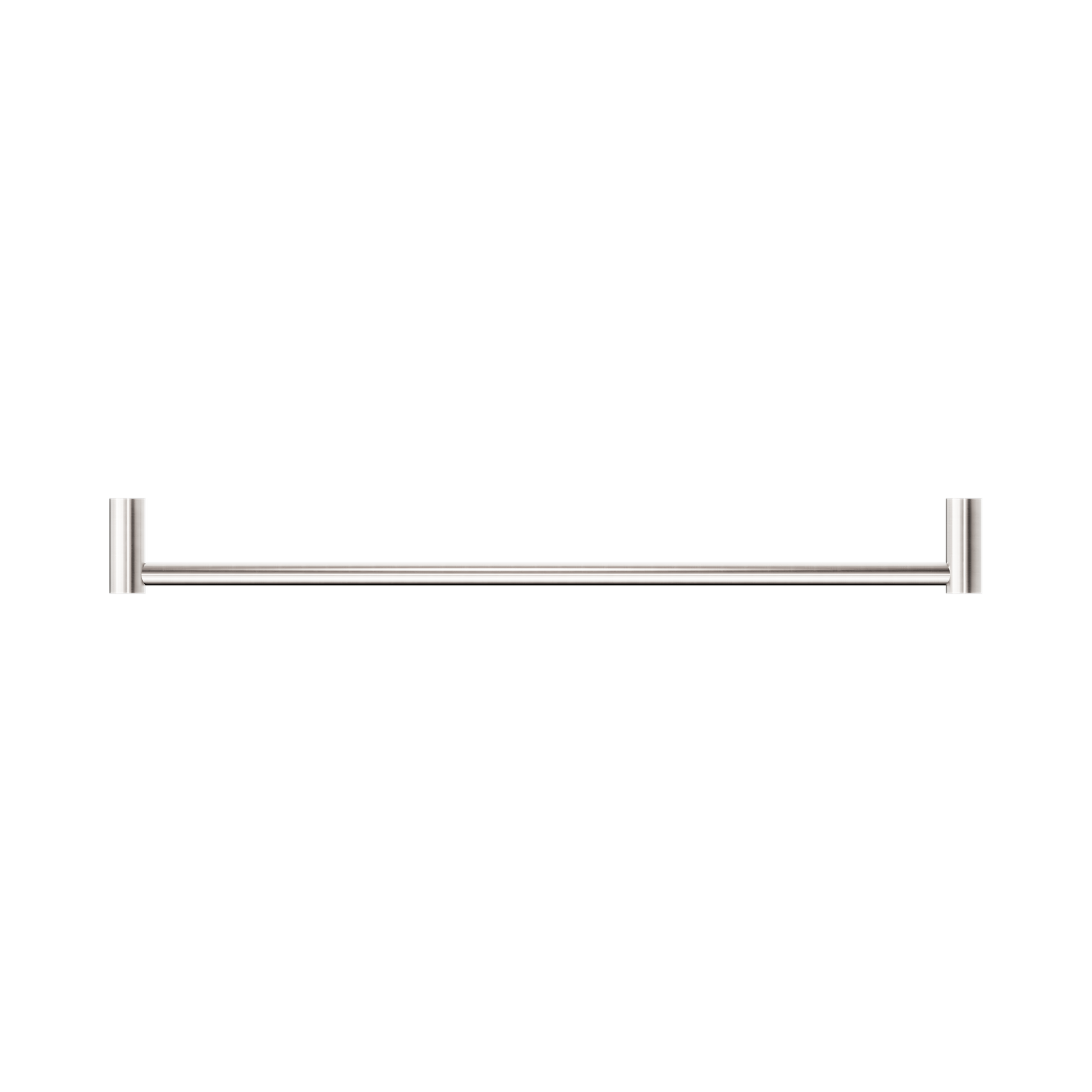 Nero New Mecca Single Towel Rail 600mm, Brushed Nickel