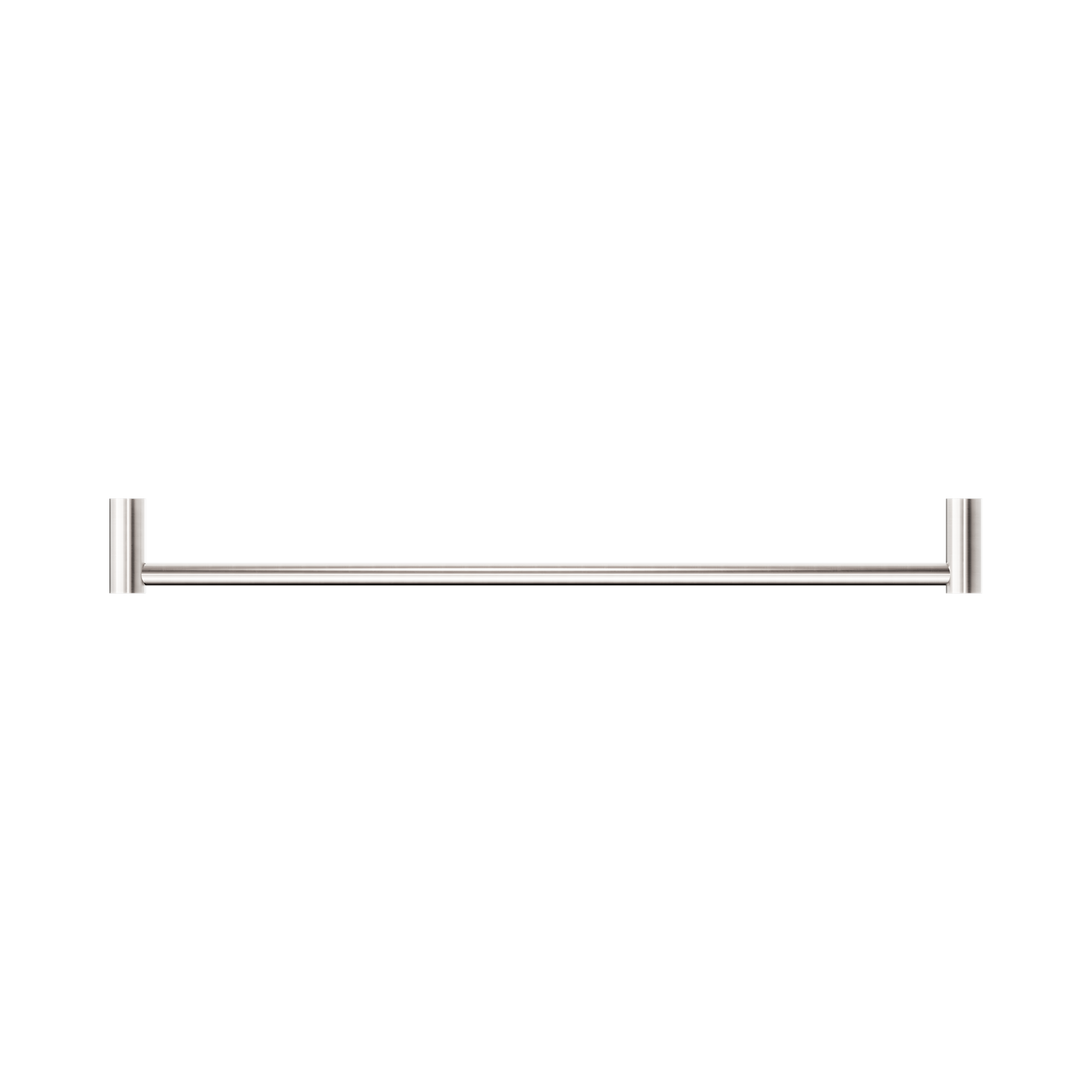 Nero New Mecca Single Towel Rail 600mm, Brushed Nickel