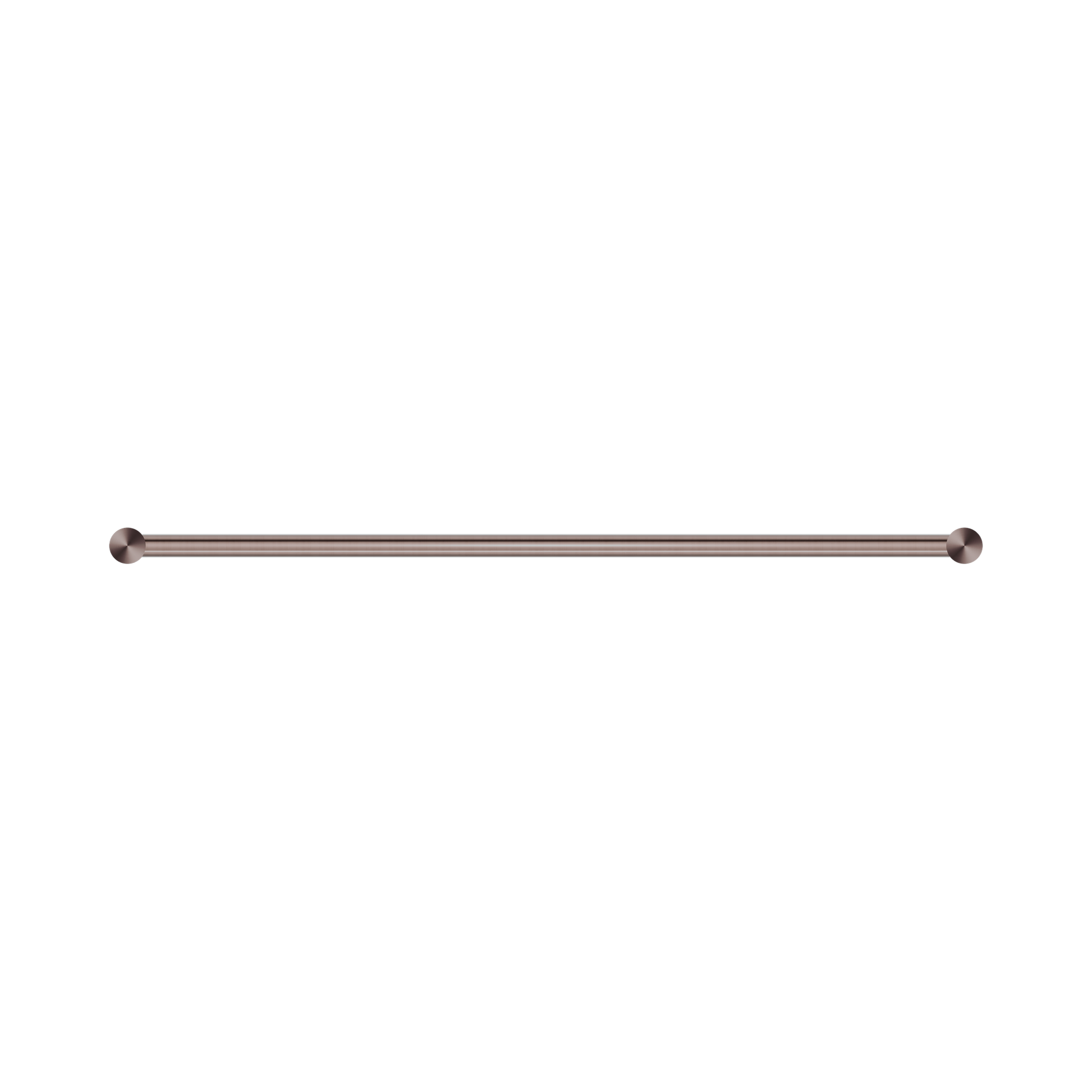 Nero New Mecca Single Towel Rail 600mm, Brushed Bronze