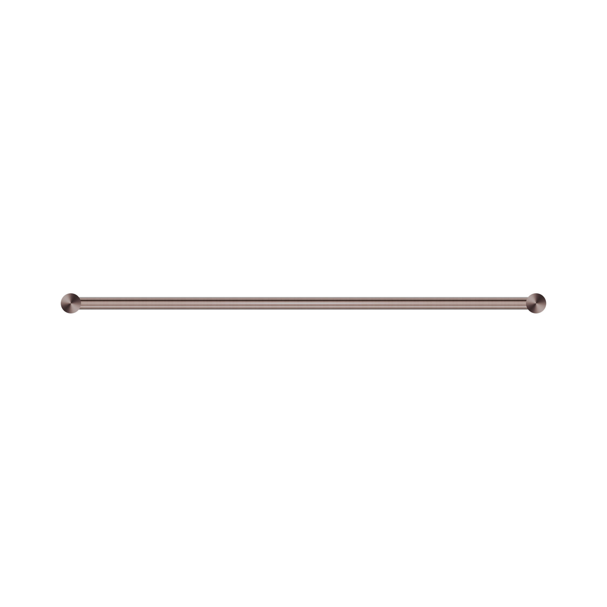 Nero New Mecca Single Towel Rail 600mm, Brushed Bronze