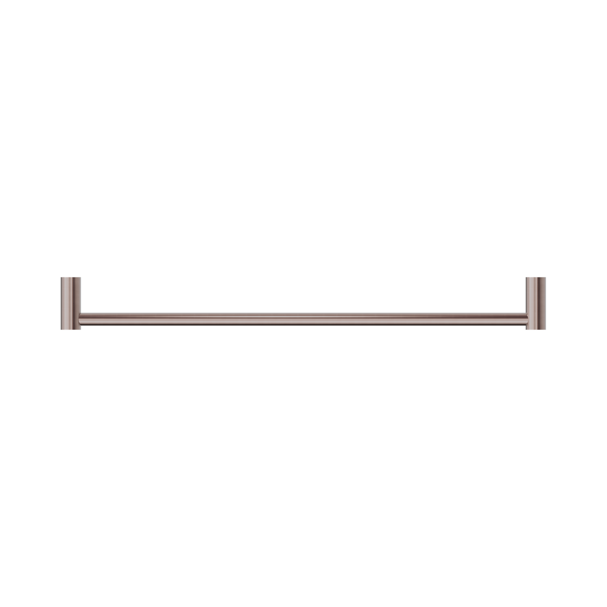 Nero New Mecca Single Towel Rail 600mm, Brushed Bronze