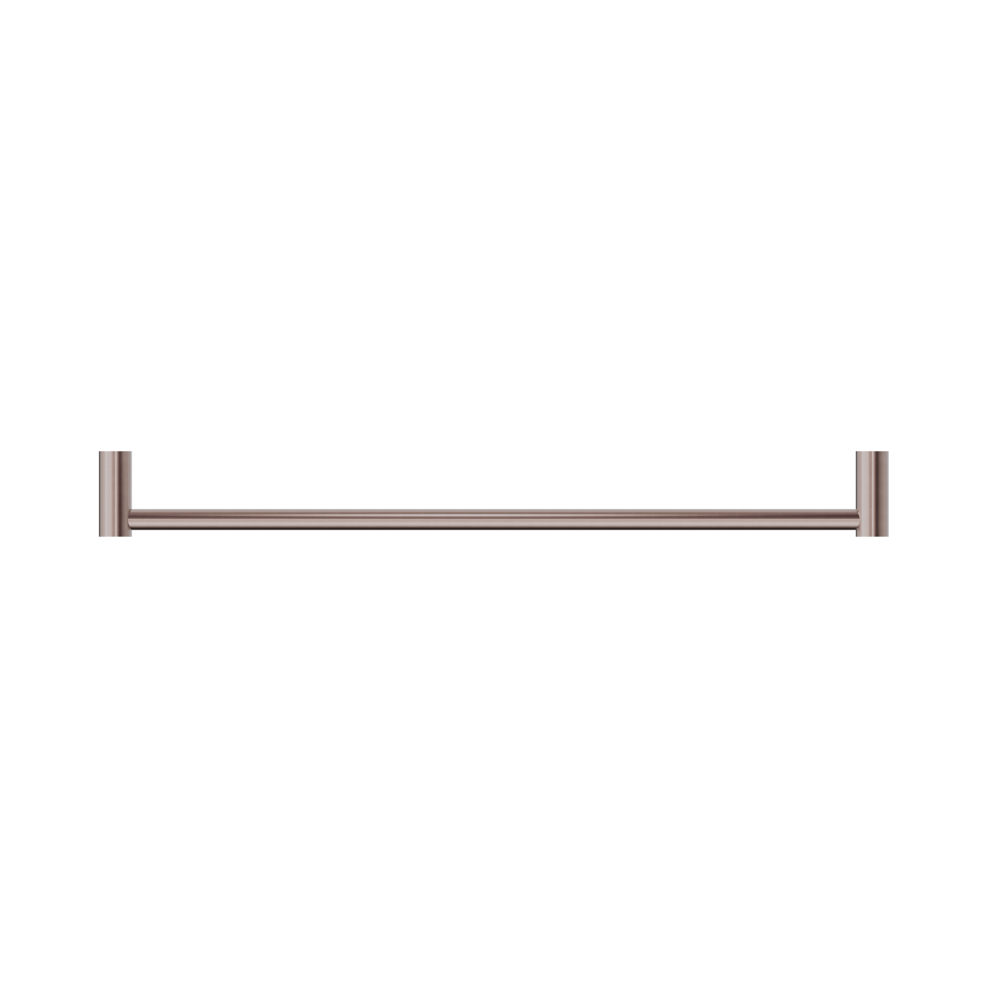 Nero New Mecca Single Towel Rail 600mm, Brushed Bronze