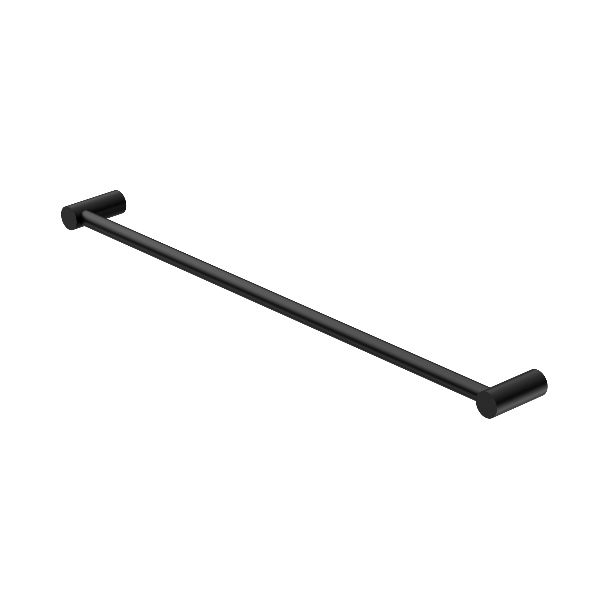 Nero New Mecca Single Towel Rail 600mm, Matte Black