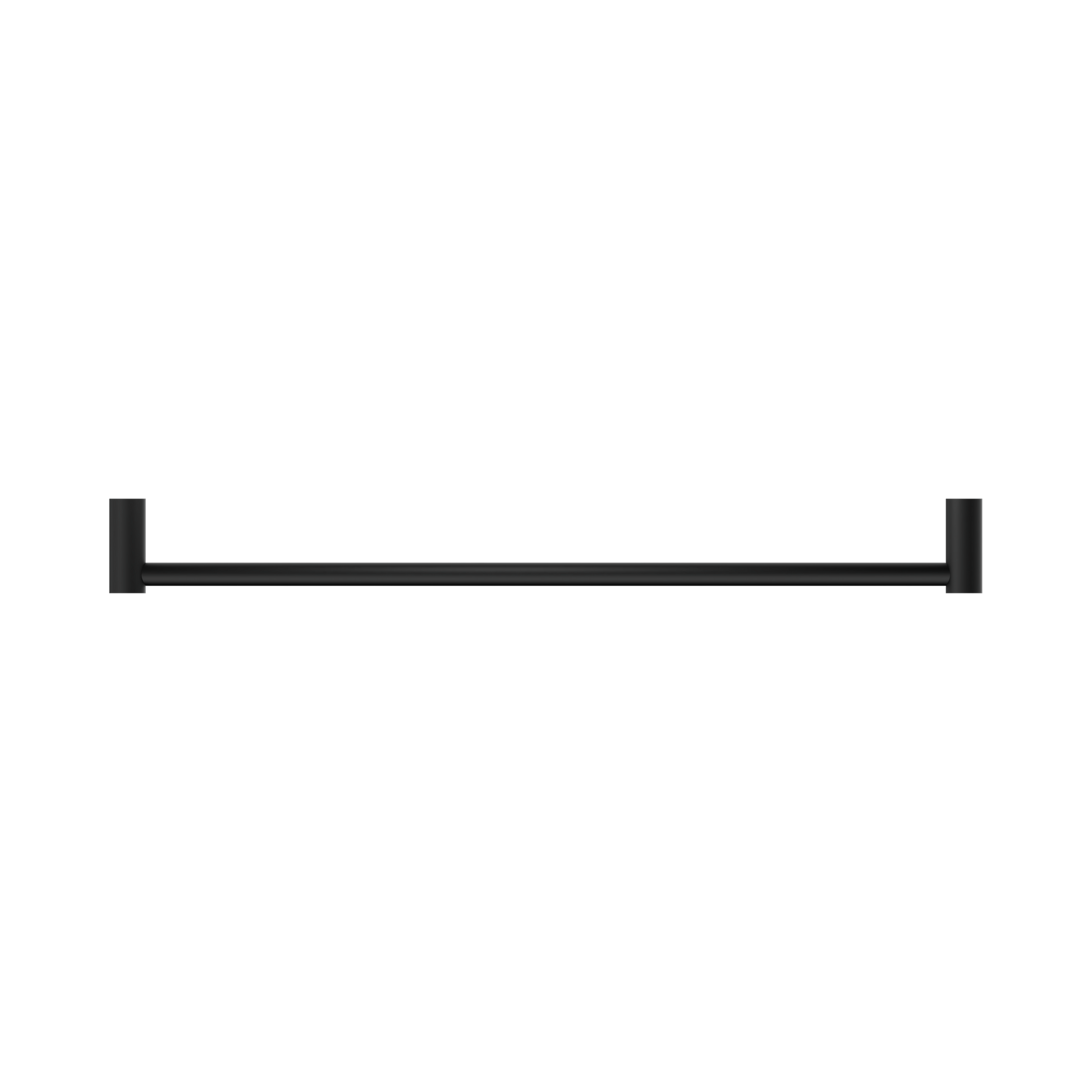 Nero New Mecca Single Towel Rail 600mm, Matte Black