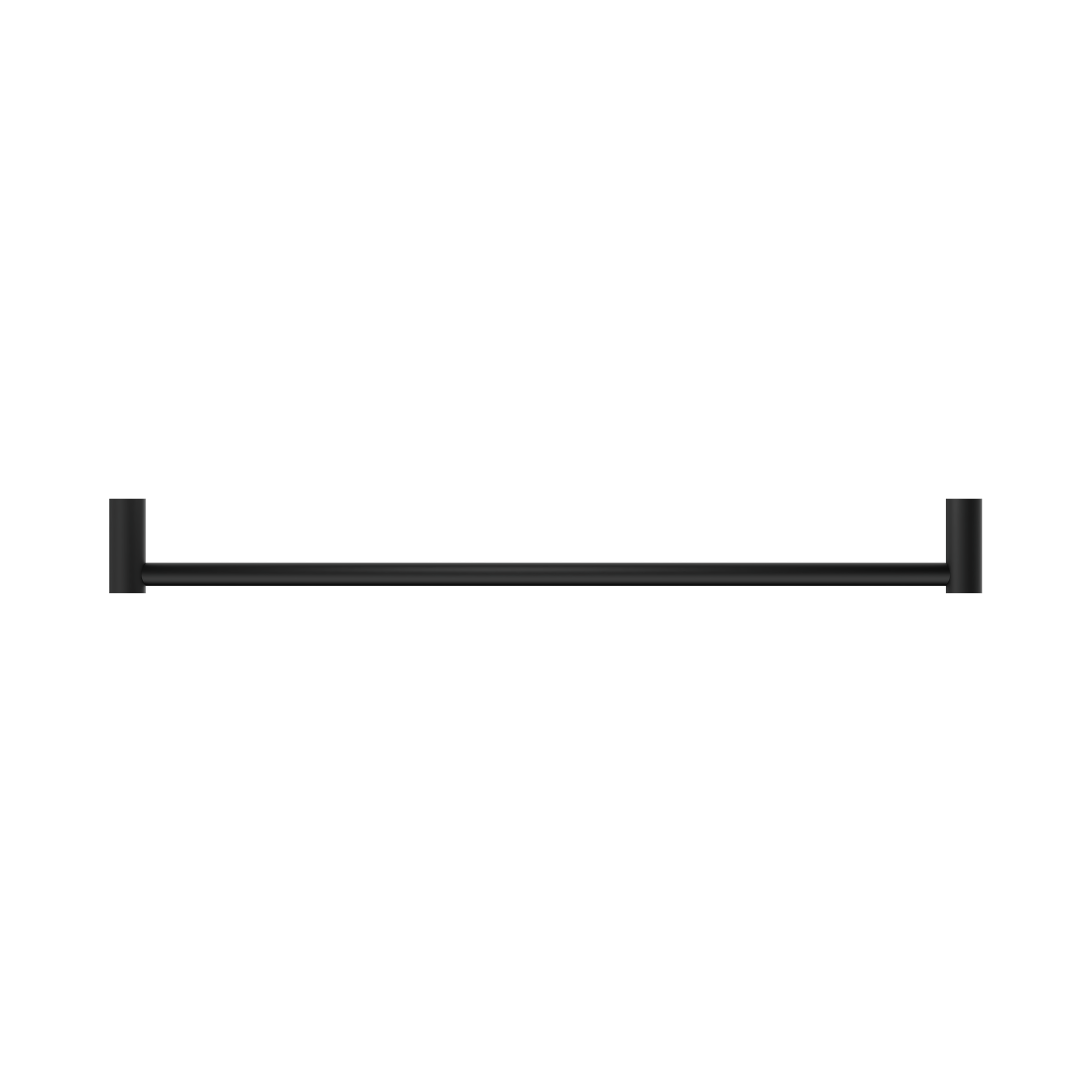 Nero New Mecca Single Towel Rail 600mm, Matte Black