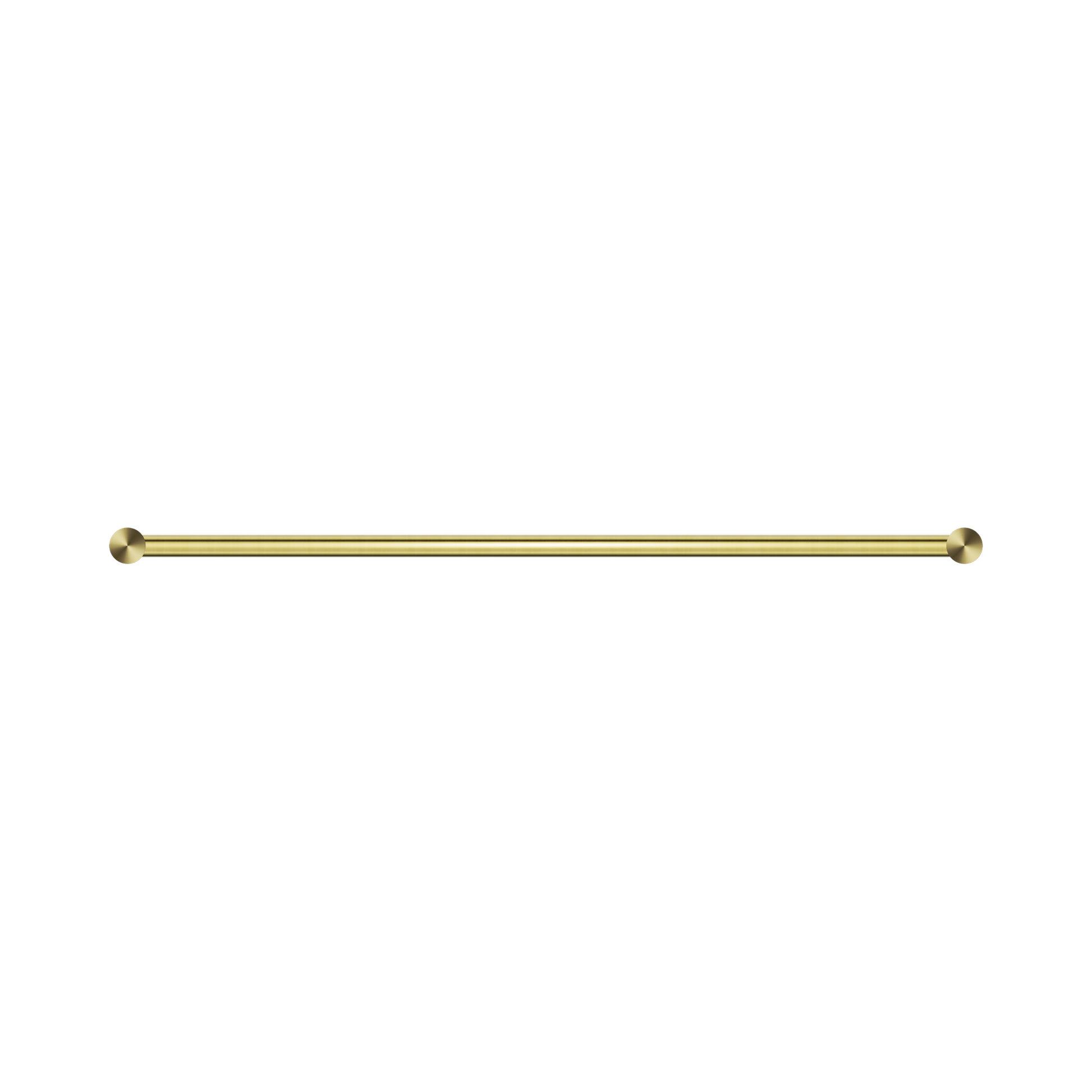 Nero New Mecca Double Towel Rail 600mm, Brushed Gold