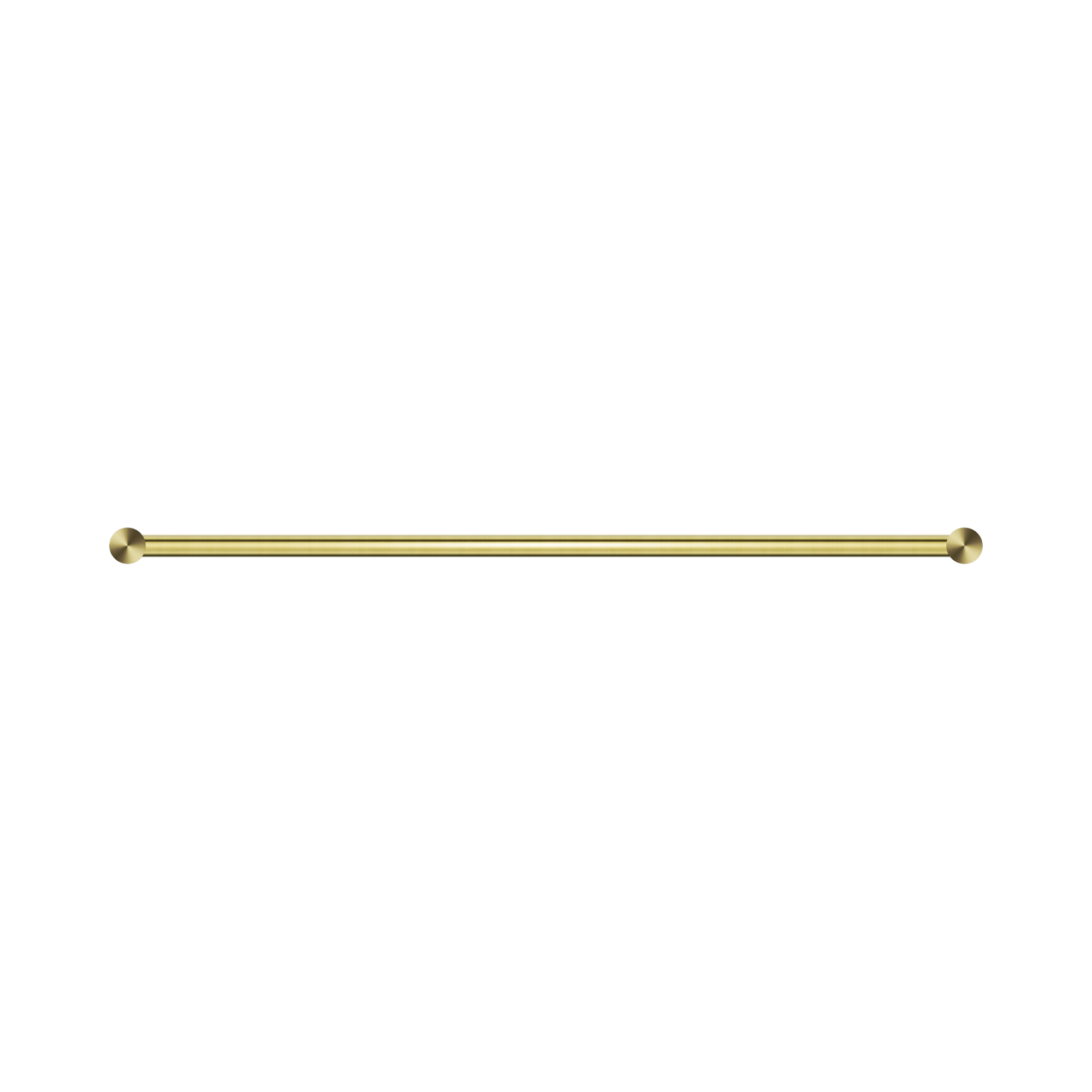 Nero New Mecca Double Towel Rail 600mm, Brushed Gold