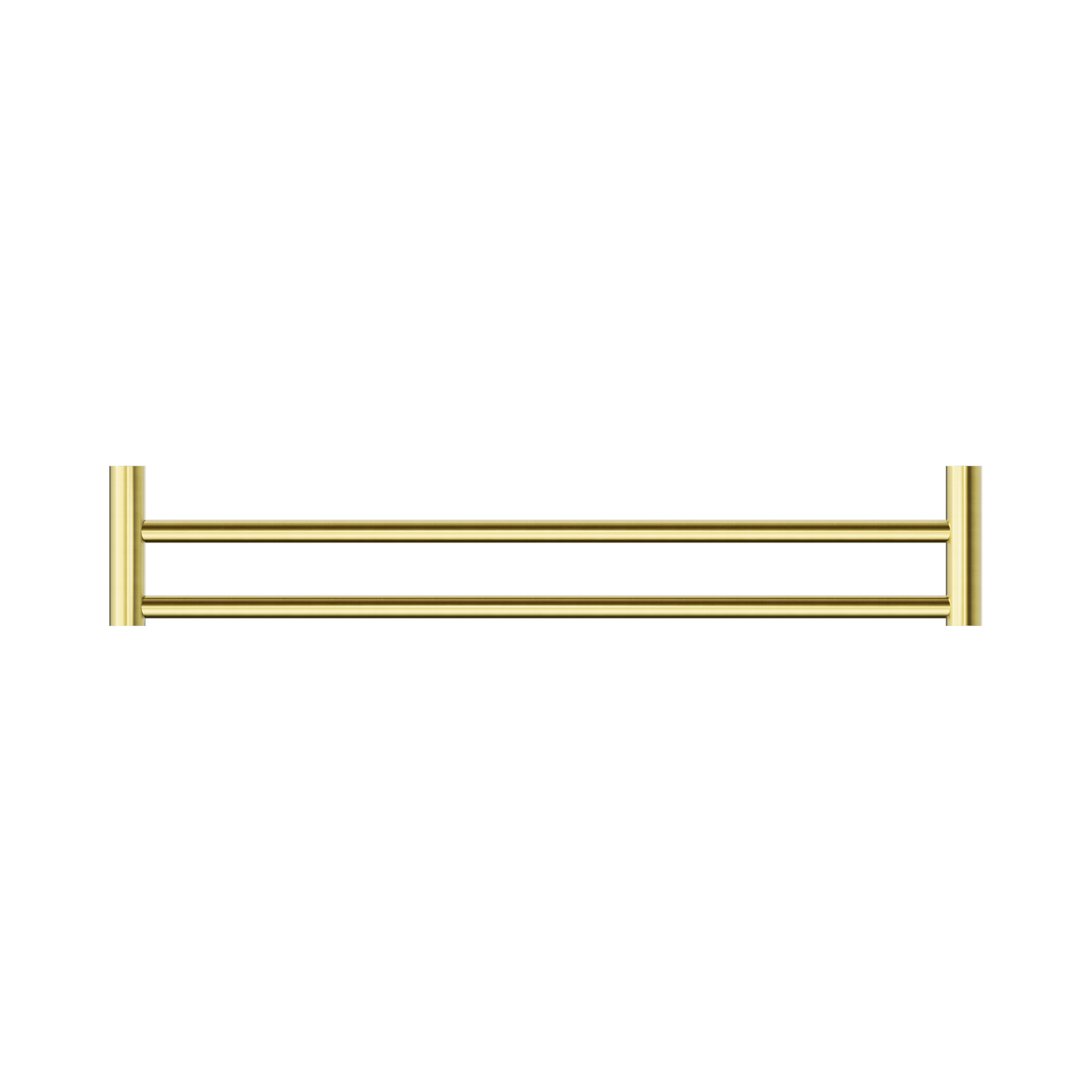 Nero New Mecca Double Towel Rail 600mm, Brushed Gold