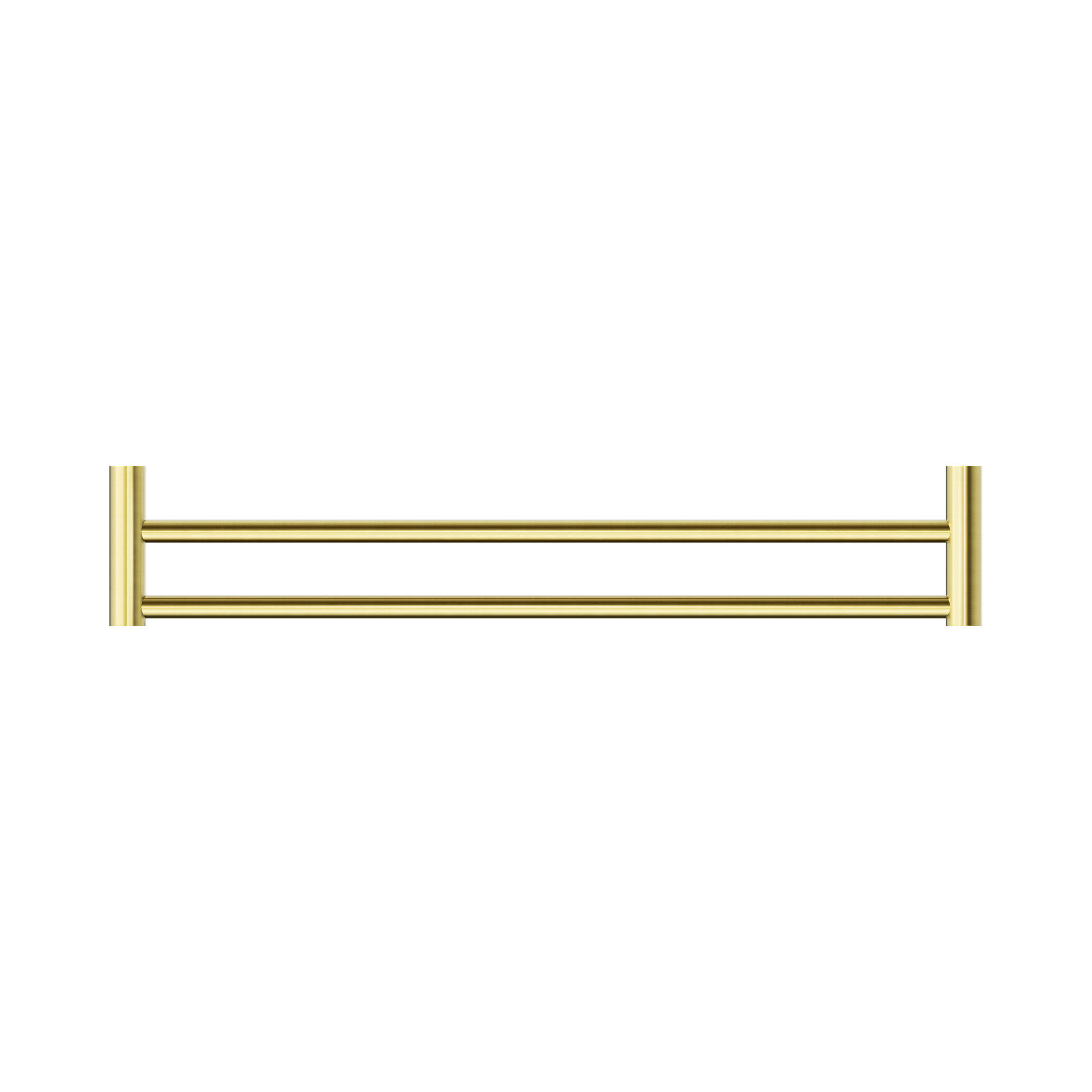 Nero New Mecca Double Towel Rail 600mm, Brushed Gold