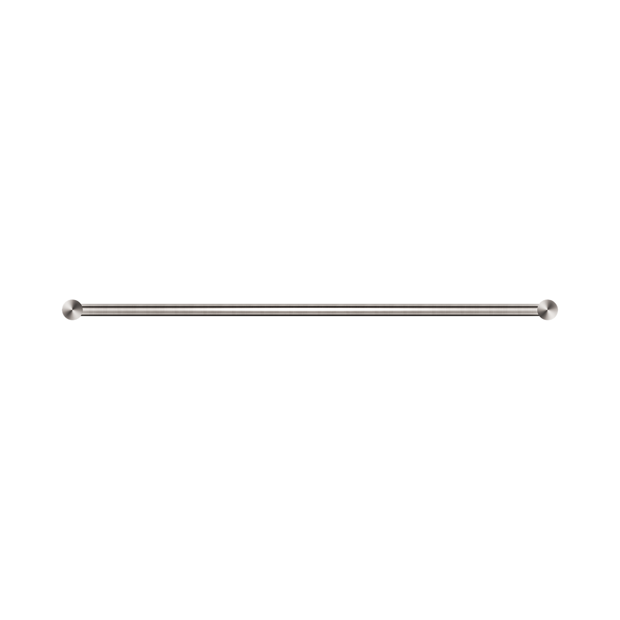 Nero New Mecca Double Towel Rail 600mm, Brushed Nickel