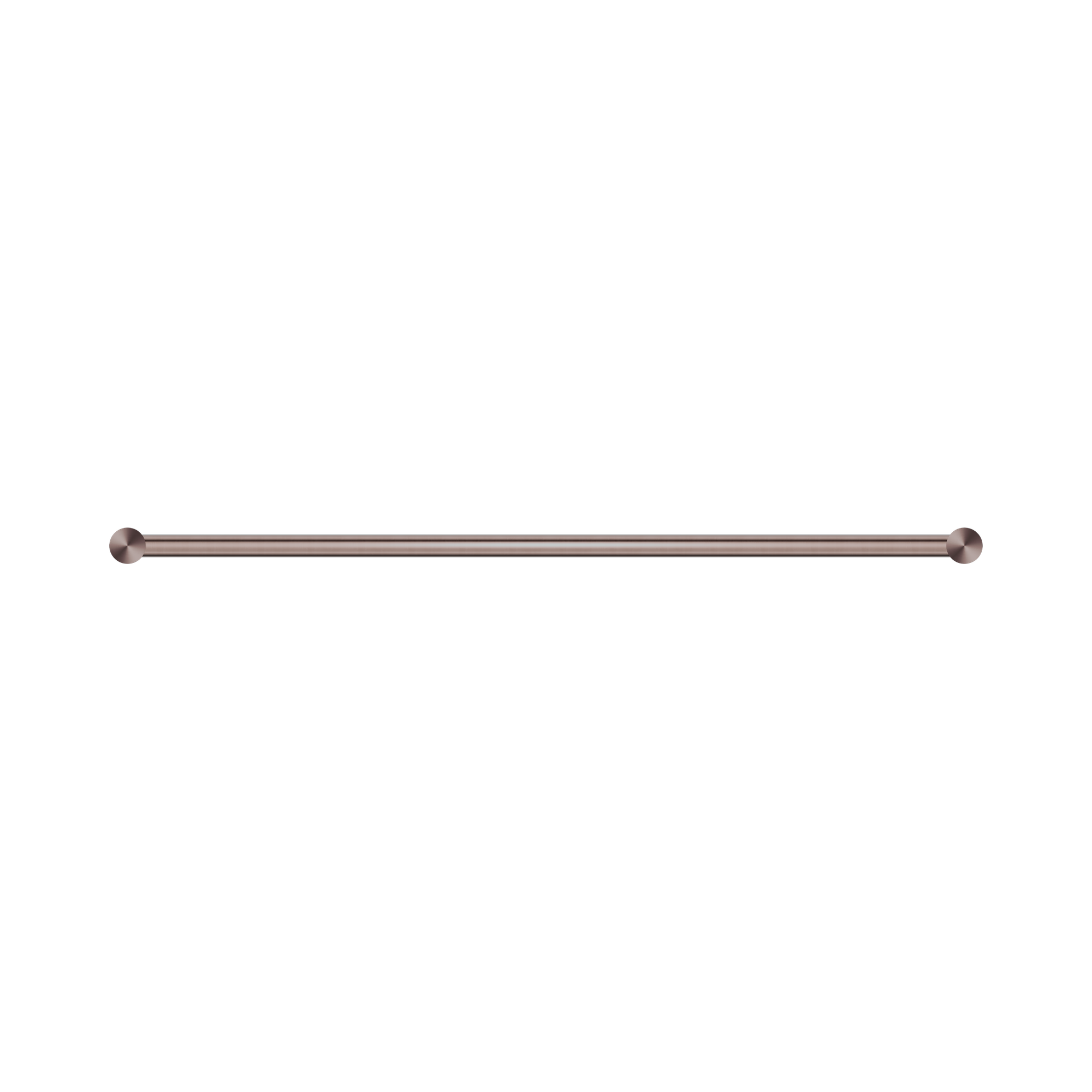 Nero New Mecca Double Towel Rail 600mm, Brushed Bronze