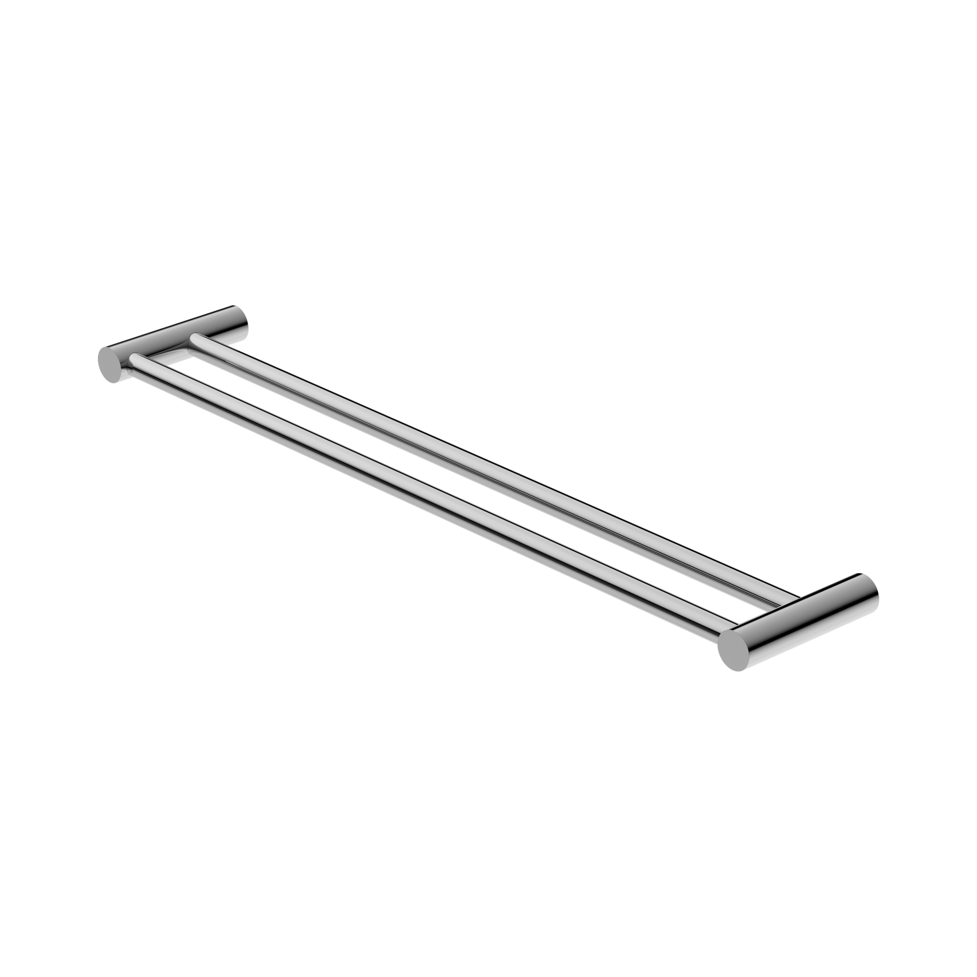 Nero New Mecca Double Towel Rail 600mm, Chrome