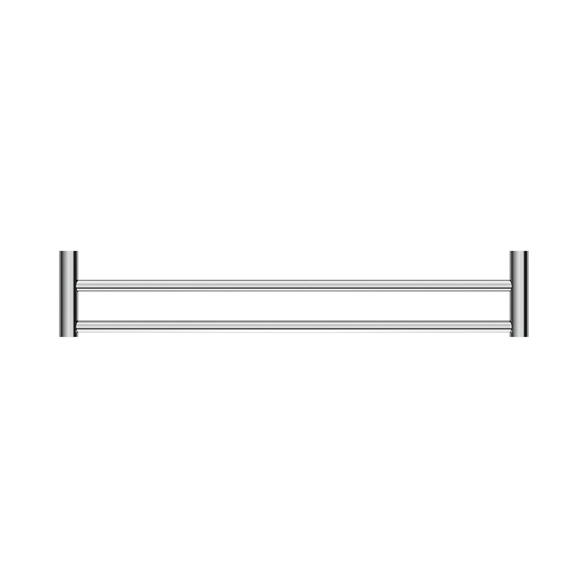 Nero New Mecca Double Towel Rail 600mm, Chrome