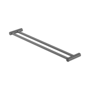 Nero New Mecca Double Towel Rail 600mm, Gun Metal