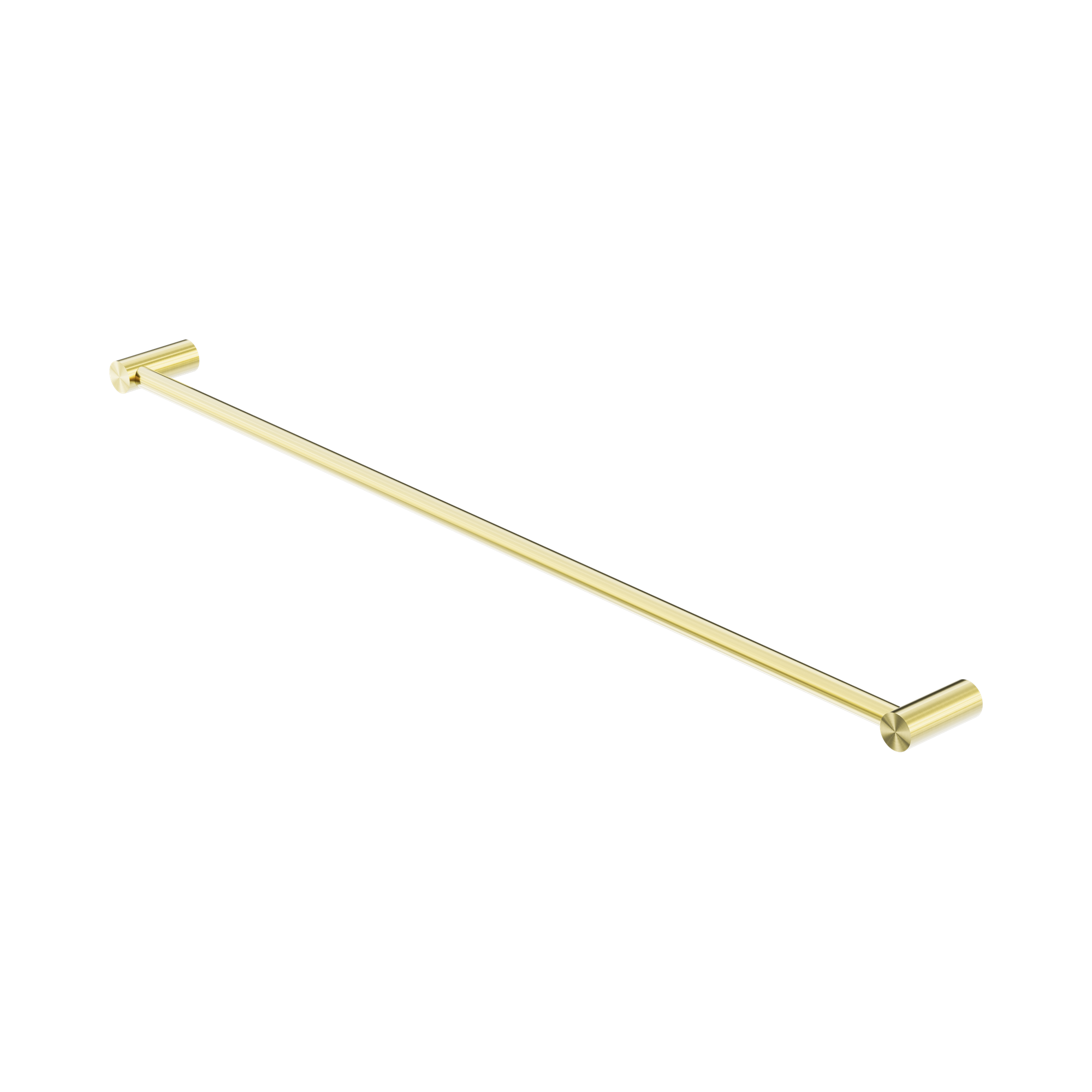 Nero New Mecca Single Towel Rail 800mm, Brushed Gold