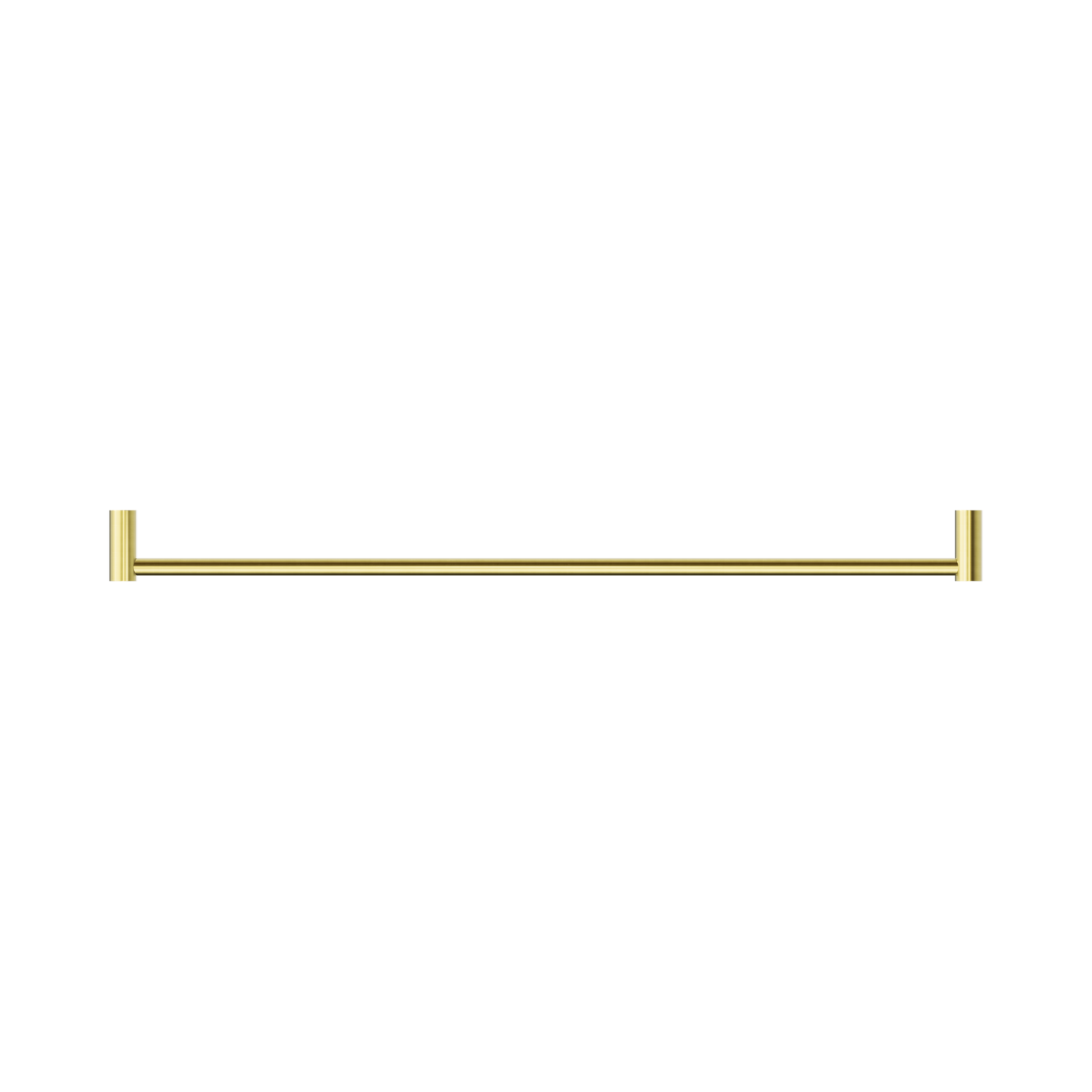 Nero New Mecca Single Towel Rail 800mm, Brushed Gold