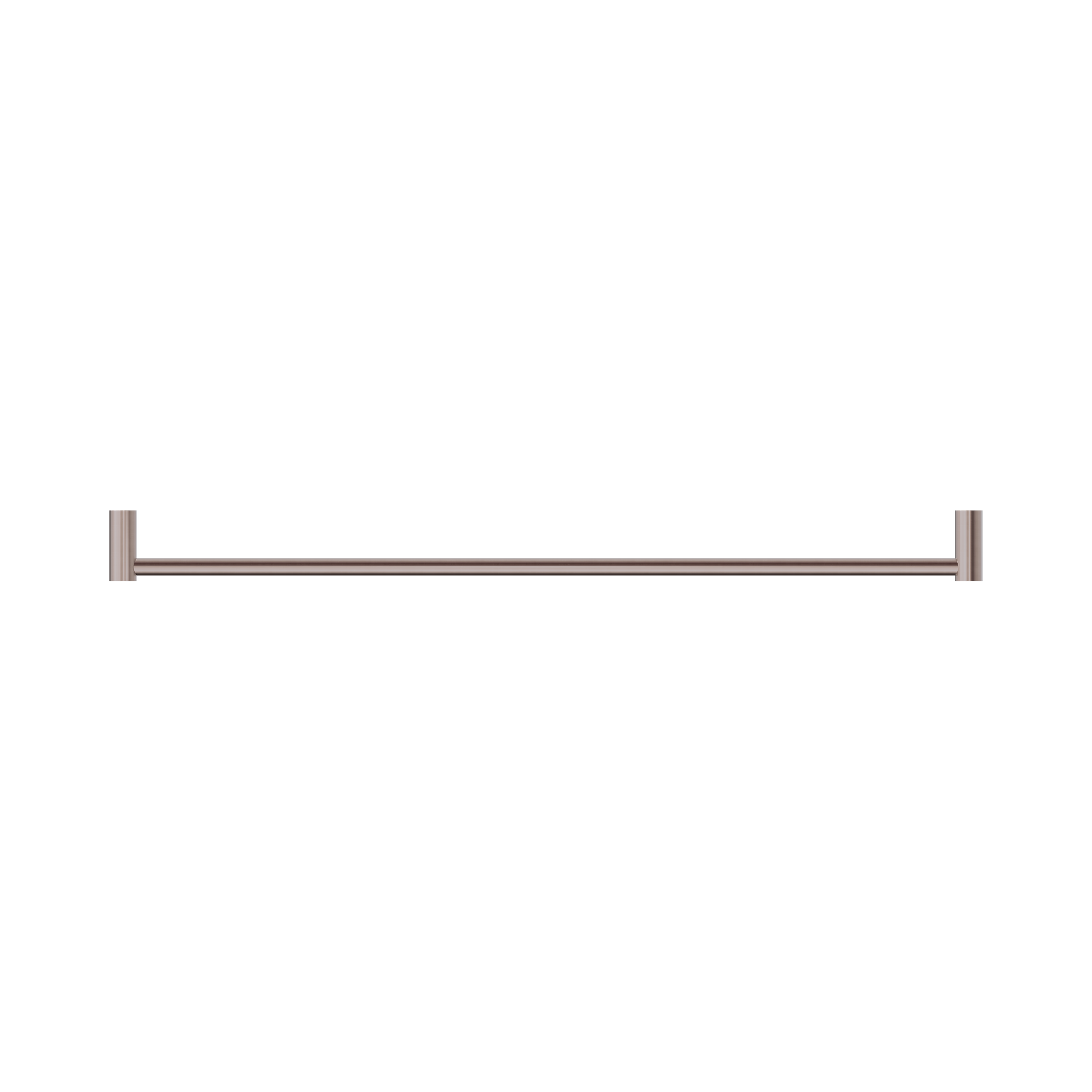 Nero New Mecca Single Towel Rail 800mm, Brushed Bronze