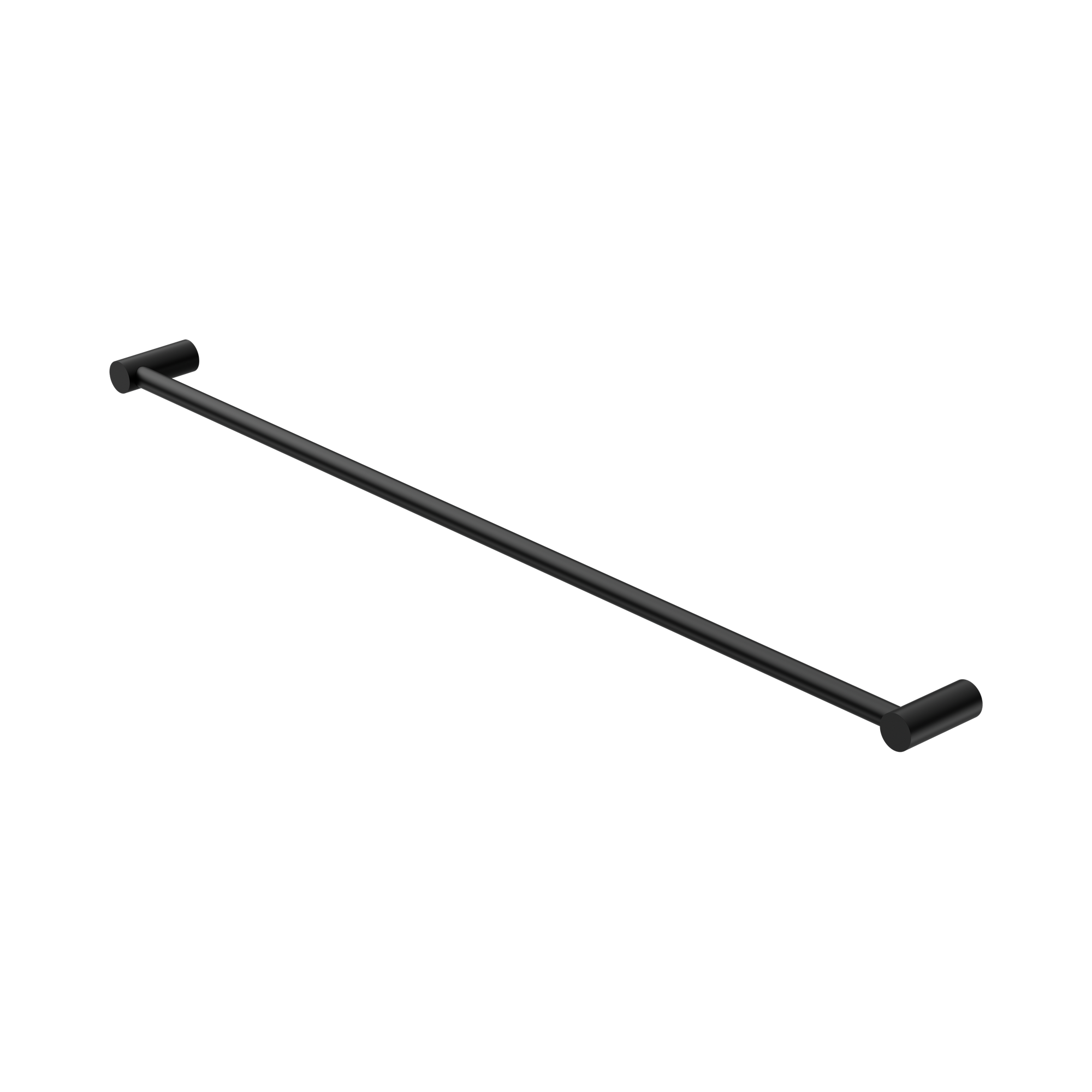 Nero New Mecca Single Towel Rail 800mm, Matte Black