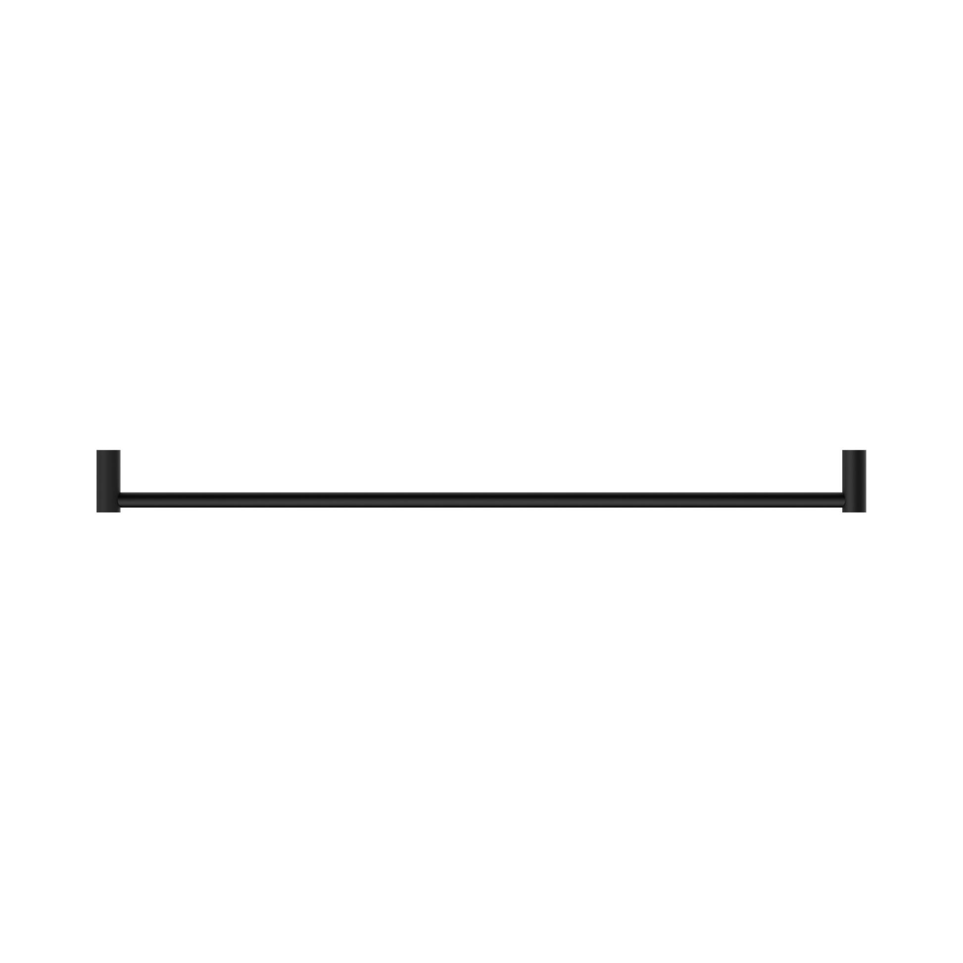 Nero New Mecca Single Towel Rail 800mm, Matte Black