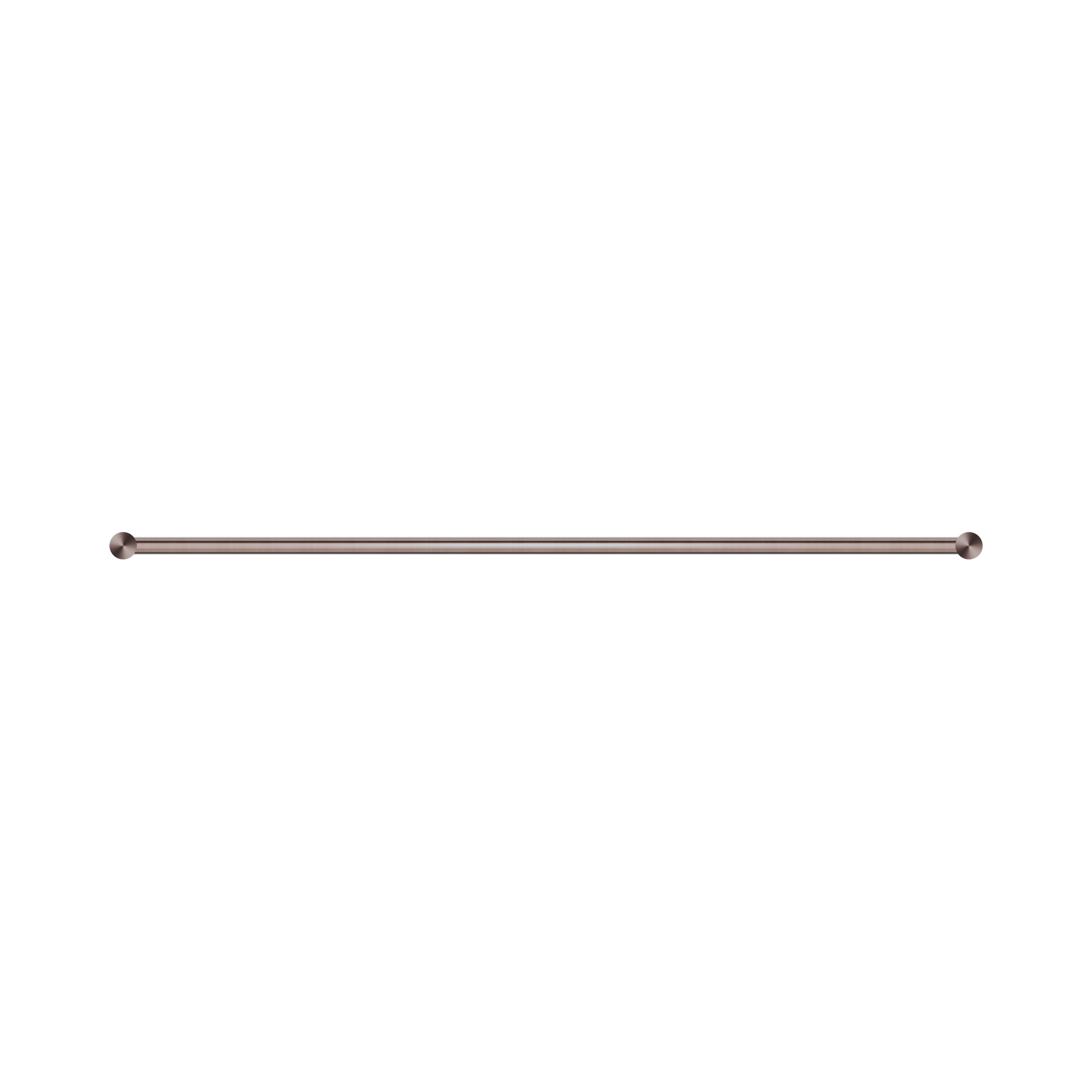 Nero New Mecca Double Towel Rail 800mm, Brushed Bronze