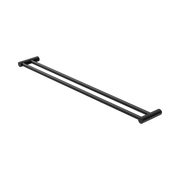 Nero New Mecca Double Towel Rail 800mm, Matte Black