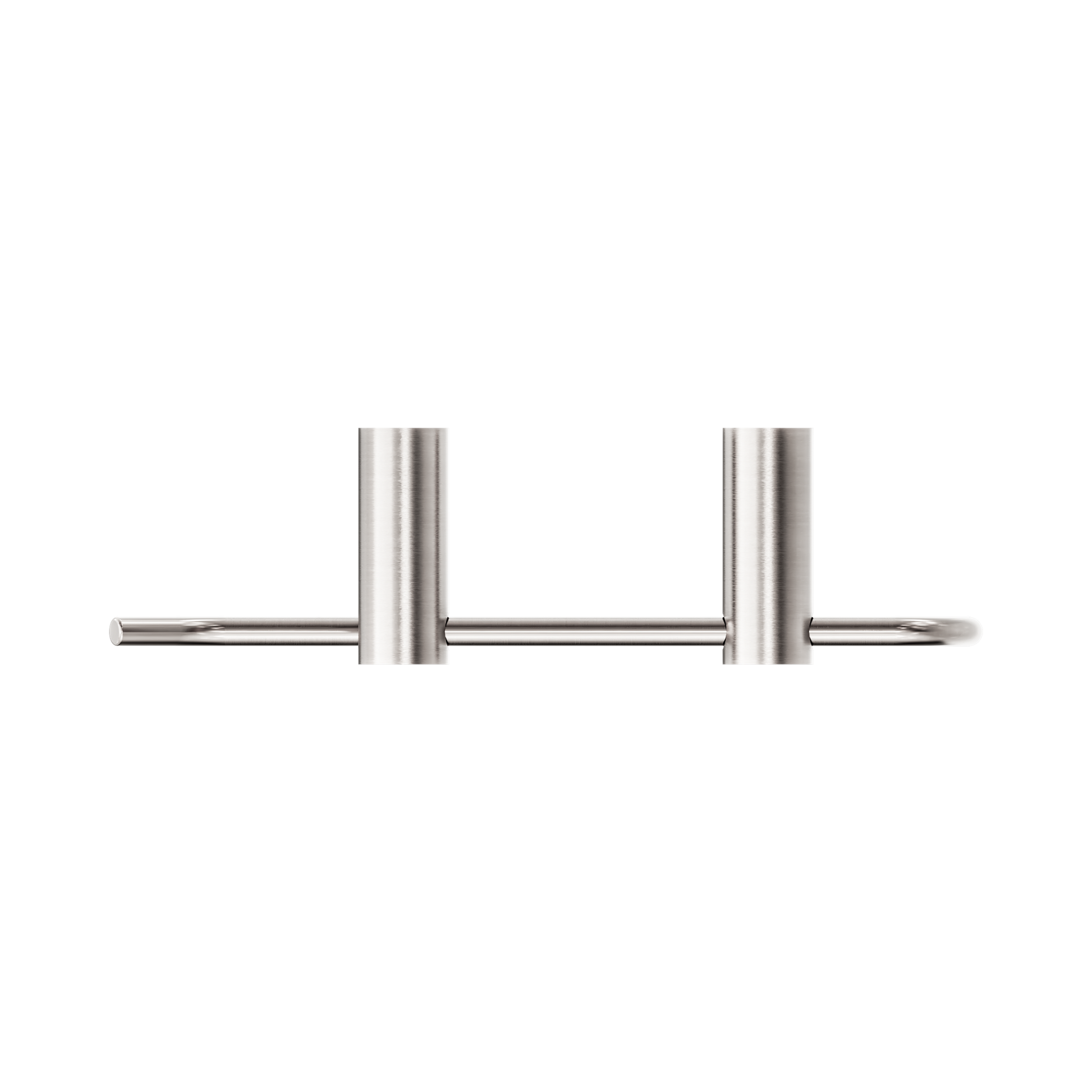 Nero New Mecca Hand Towel Rail, Brushed Nickel