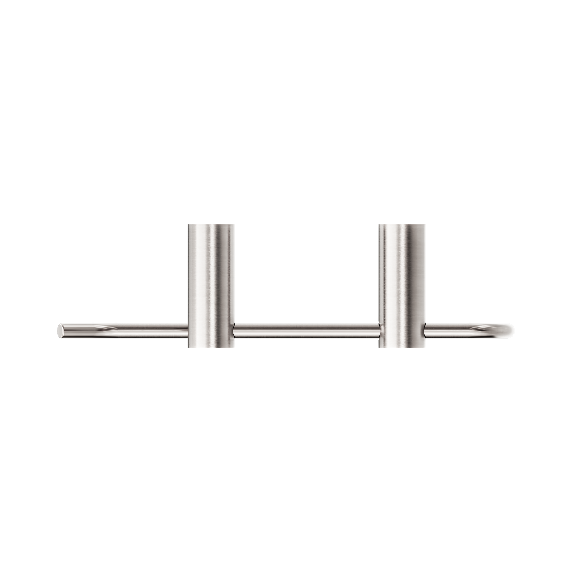 Nero New Mecca Hand Towel Rail, Brushed Nickel