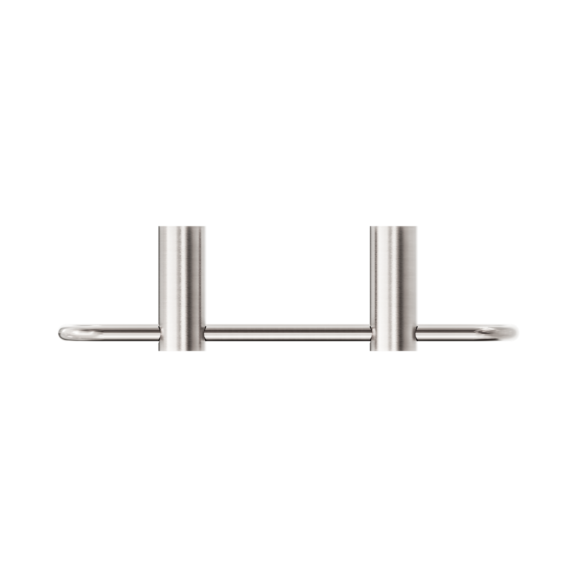 Nero New Mecca Towel Ring, Brushed Nickel