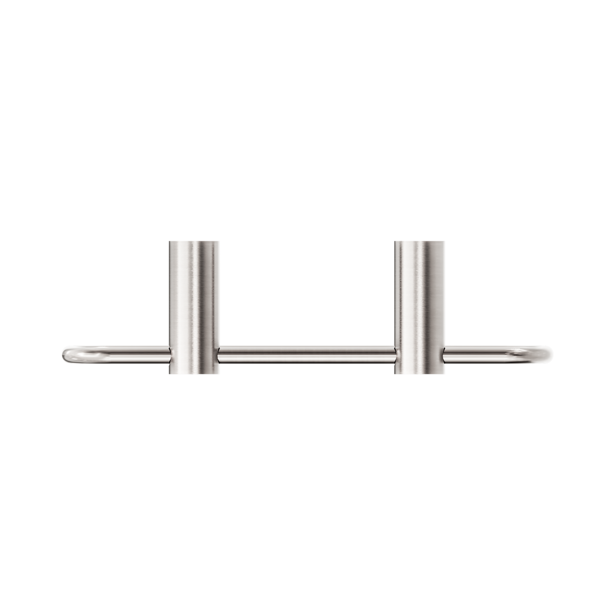 Nero New Mecca Towel Ring, Brushed Nickel