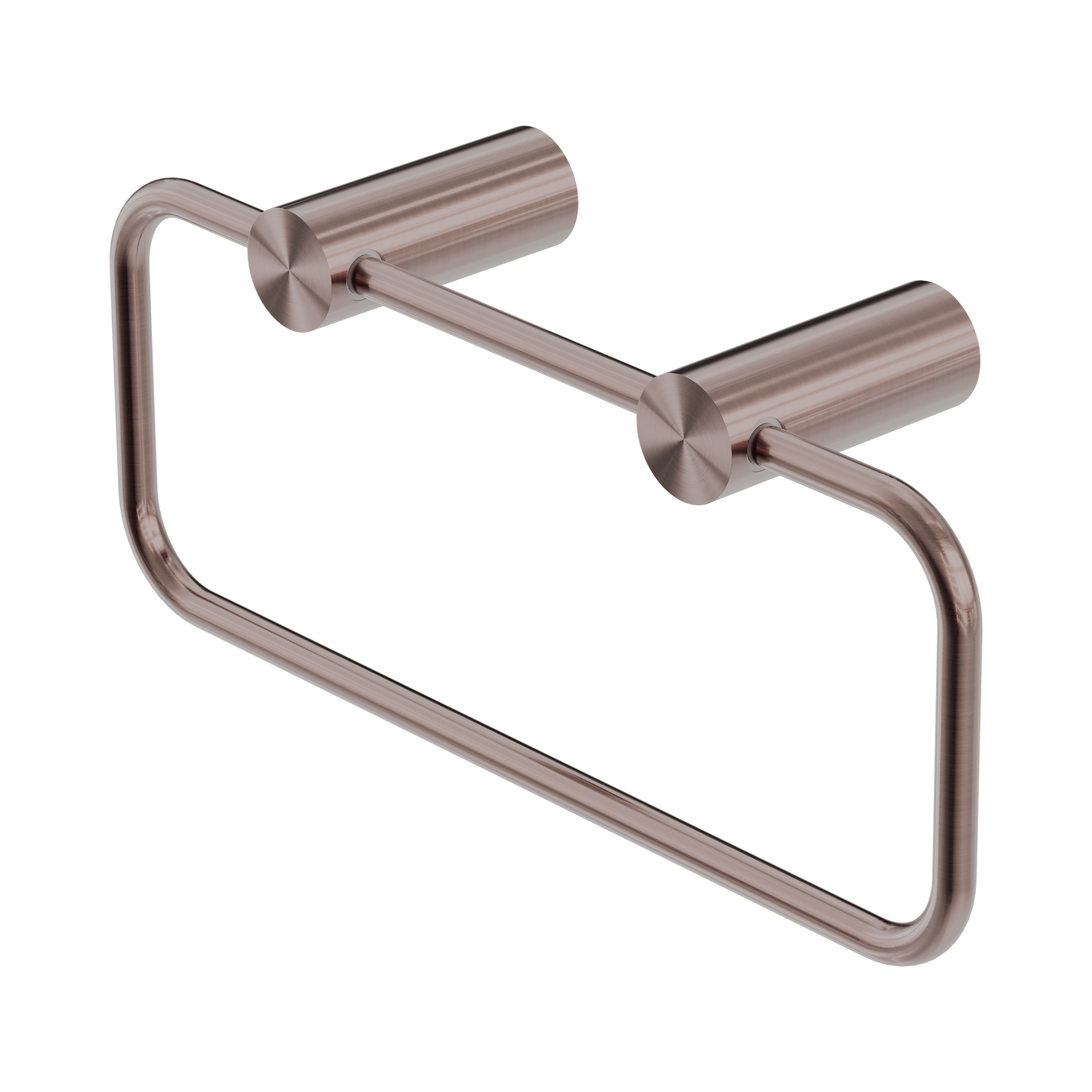 Nero New Mecca Towel Ring, Brushed Bronze
