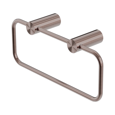 Nero New Mecca Towel Ring, Brushed Bronze