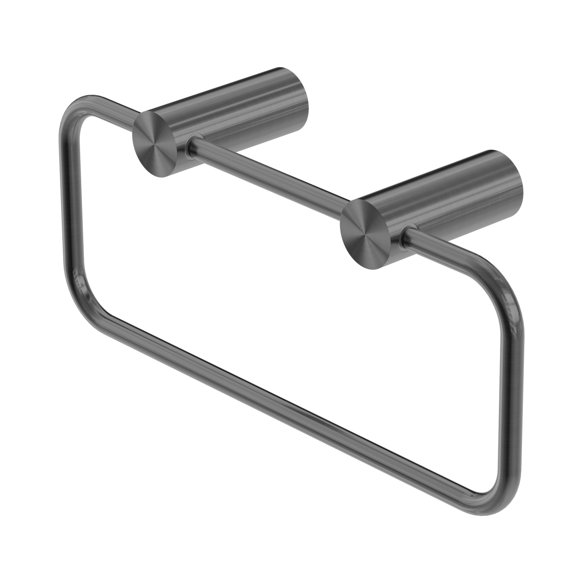 Nero New Mecca Towel Ring, Gun Metal