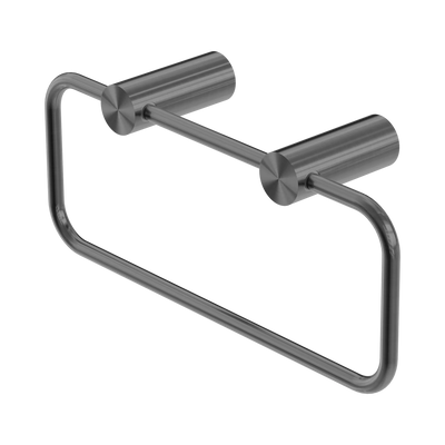 Nero New Mecca Towel Ring, Gun Metal