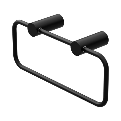 Nero New Mecca Towel Ring, Matte Black