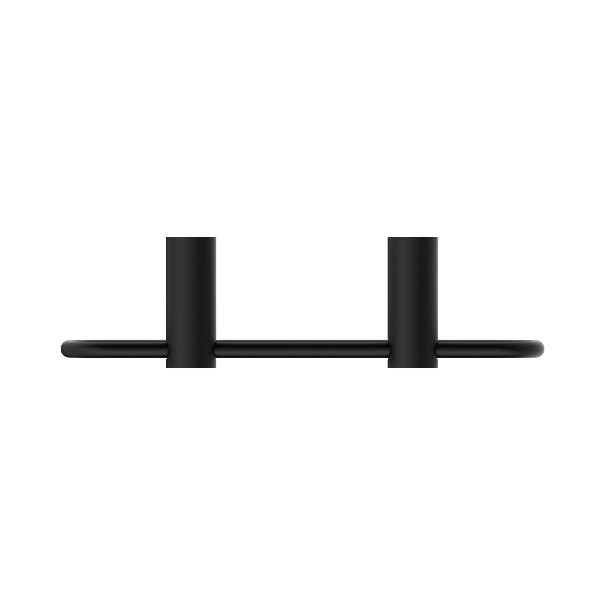 Nero New Mecca Towel Ring, Matte Black