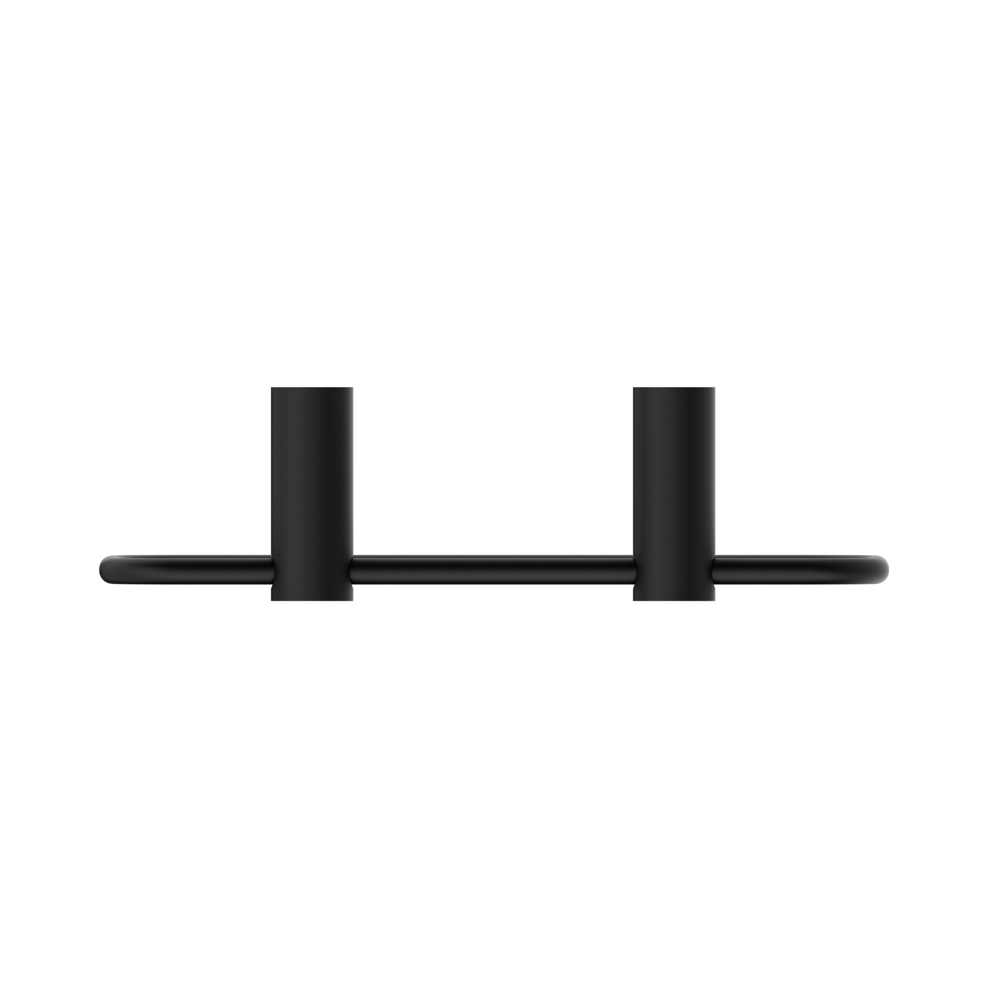 Nero New Mecca Towel Ring, Matte Black