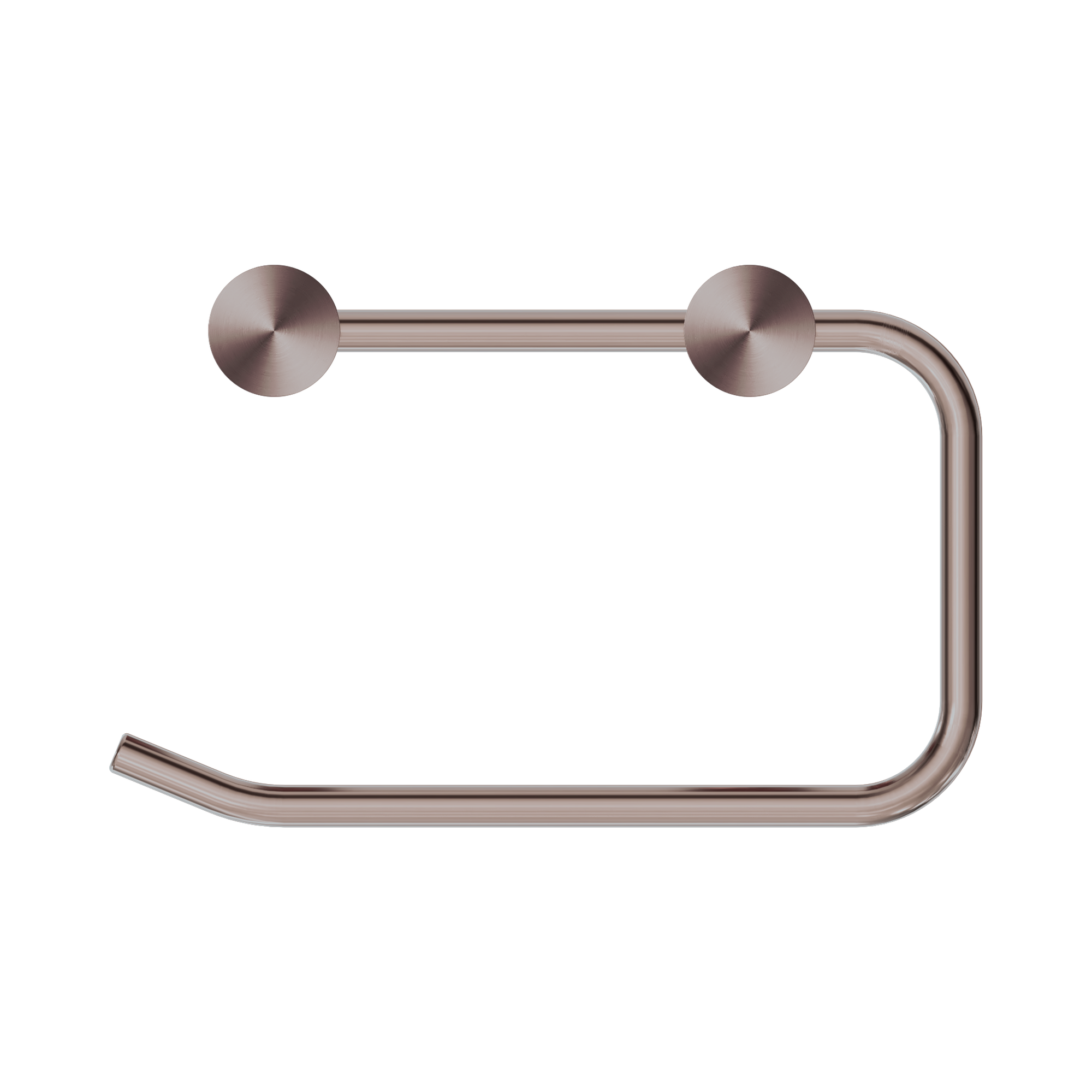 Nero New Mecca Toilet Roll Holder, Brushed Bronze