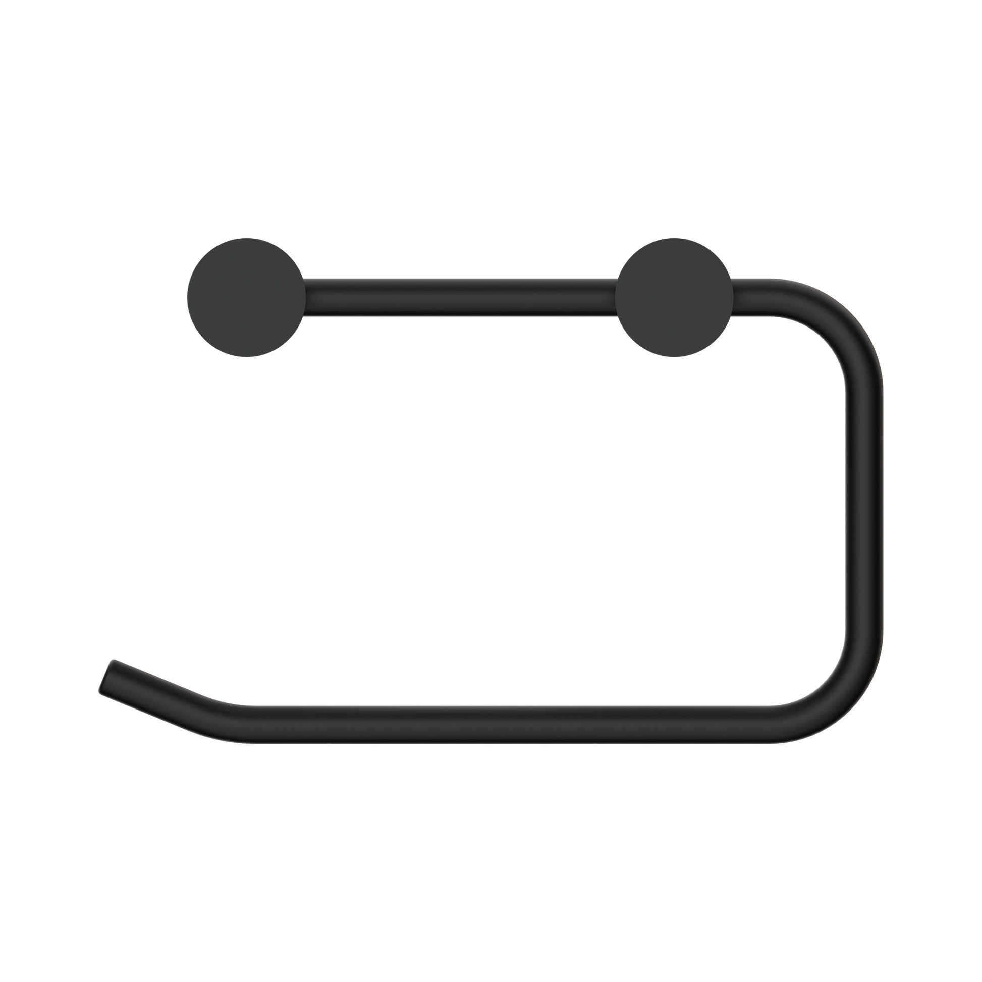 Nero New Mecca Toilet Roll Holder, Matte Black