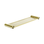Nero New Mecca Metal Shower Shelf, Brushed Gold