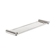 Nero New Mecca Metal Shower Shelf, Brushed Nickel